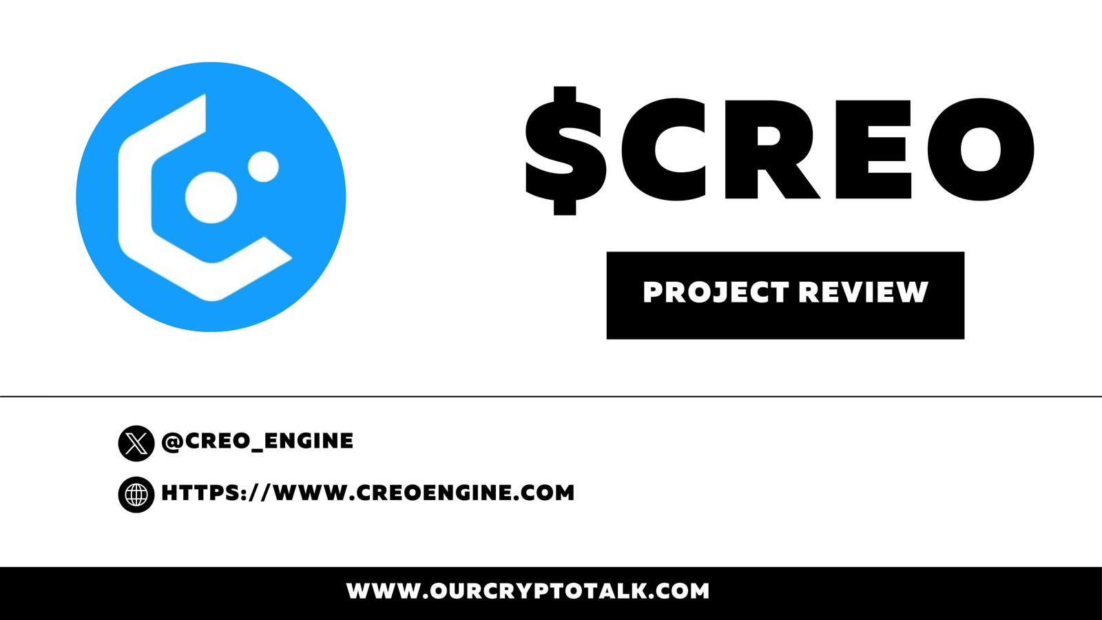 Our Crypto Talk | CRYPTO REVIEW : Creo Engine ($CREO)