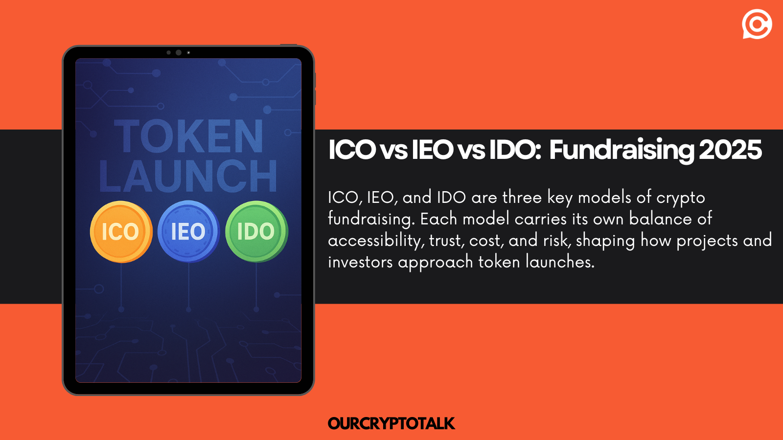Our Crypto Talk | ICO vs IEO vs IDO: Navigating Crypto Fundraising in 2025