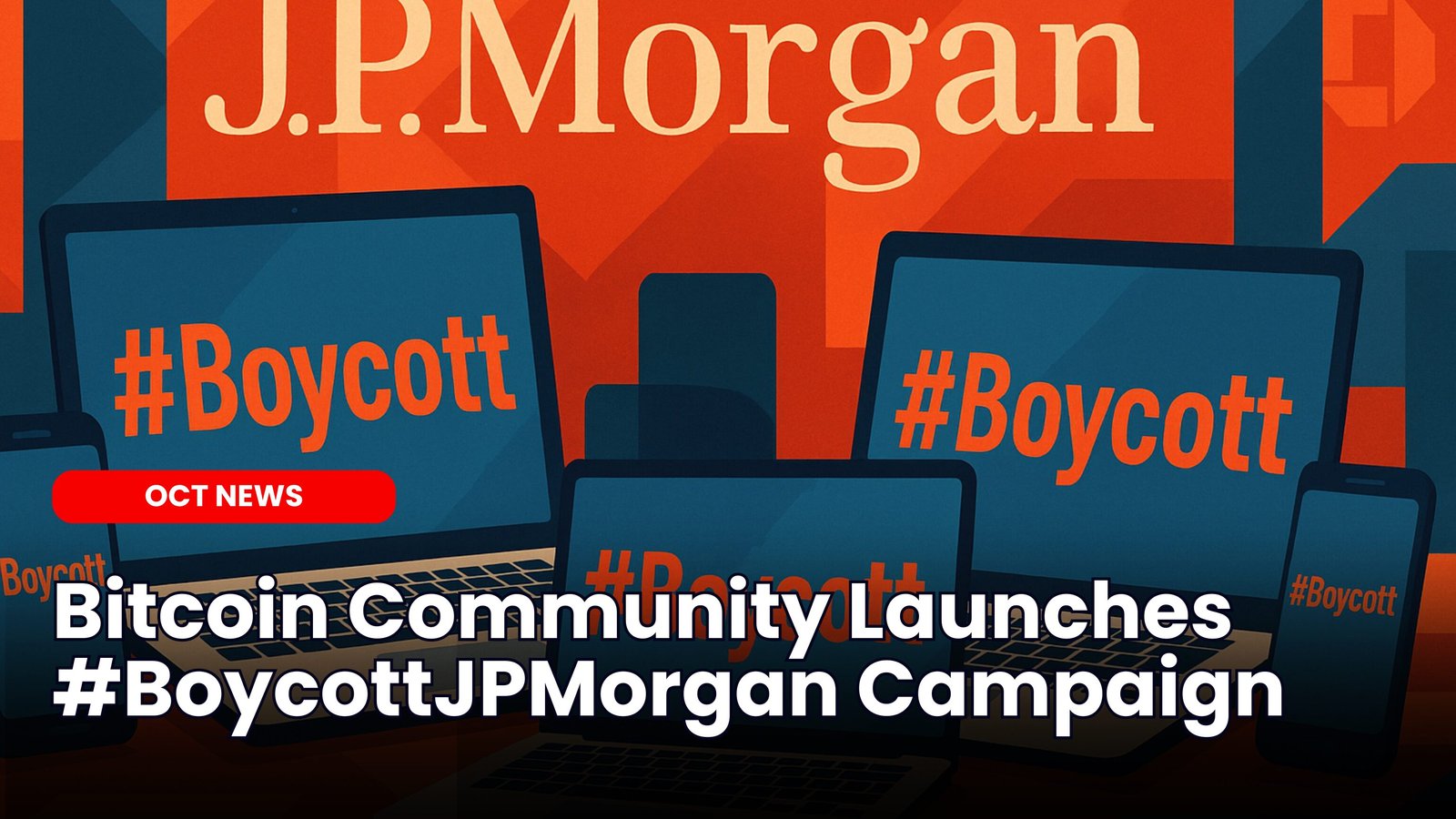 Our Crypto Talk | Bitcoin Community Launches #BoycottJPMorgan Campaign