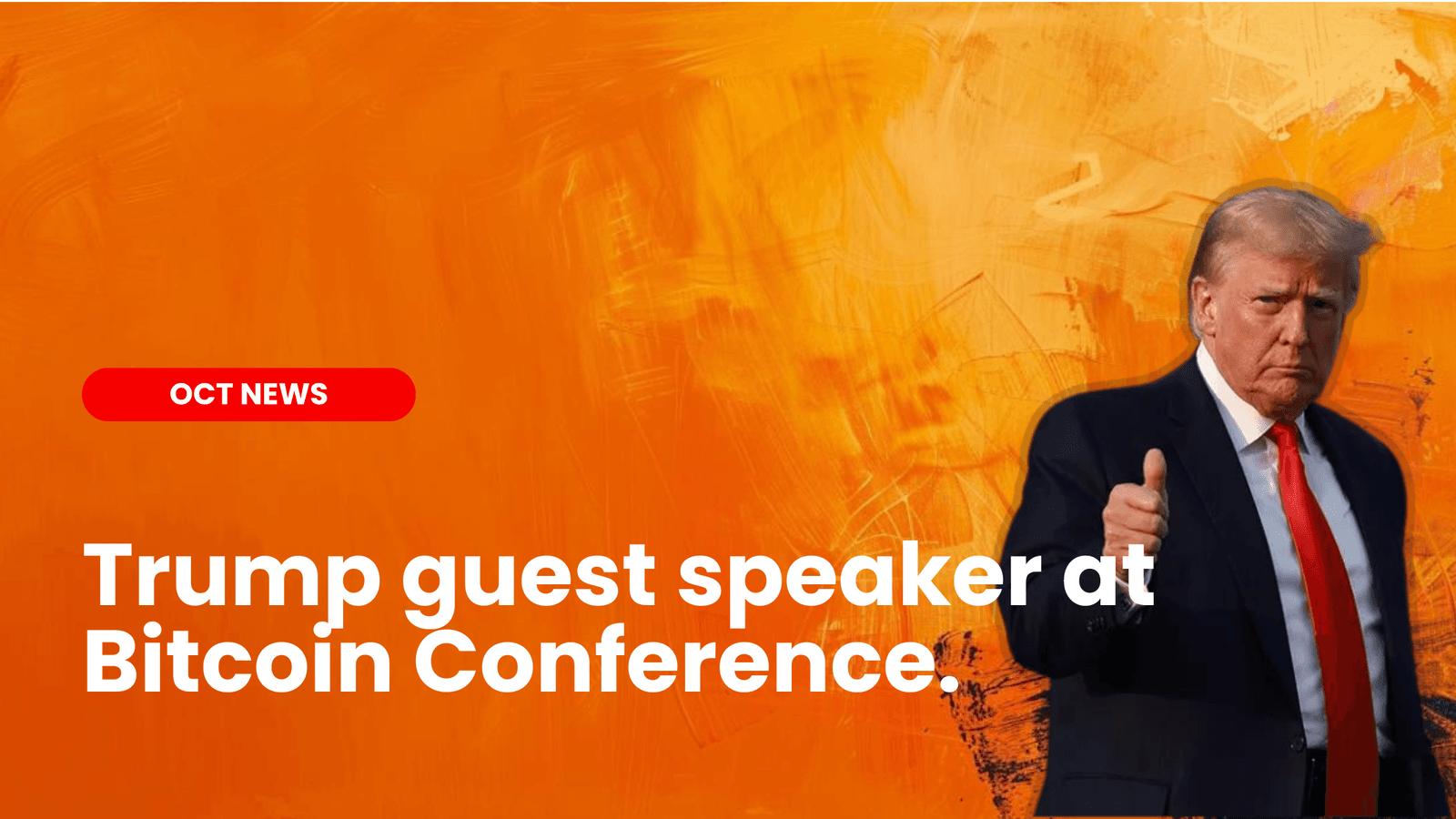 Trump guest speaker at Bitcoin conference