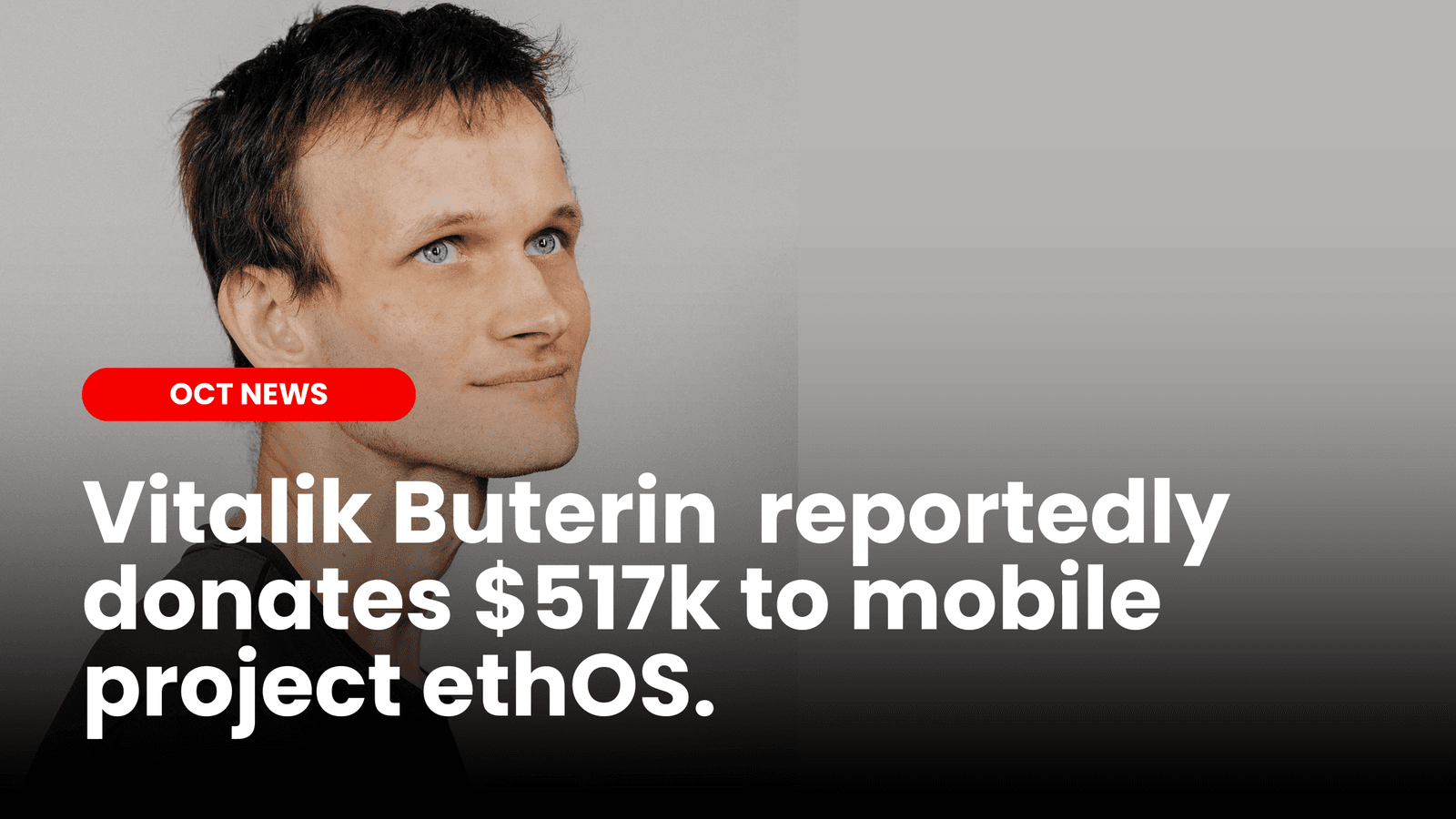 Vitalik Buterin reportedly donates $517k to mobile project ethOS