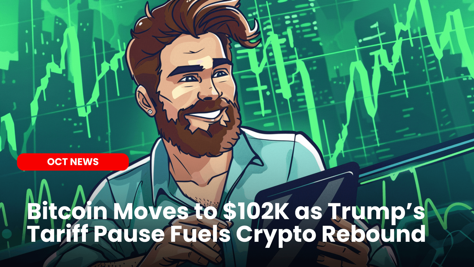 Bitcoin Moves to $102K as Trump’s Tariff Pause Fuels Rebound