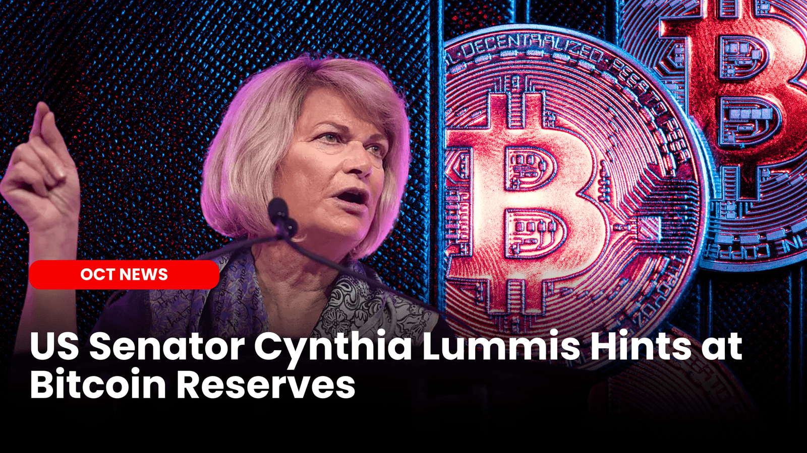 US Senator Cynthia Lummis Hints at Bitcoin Reserves