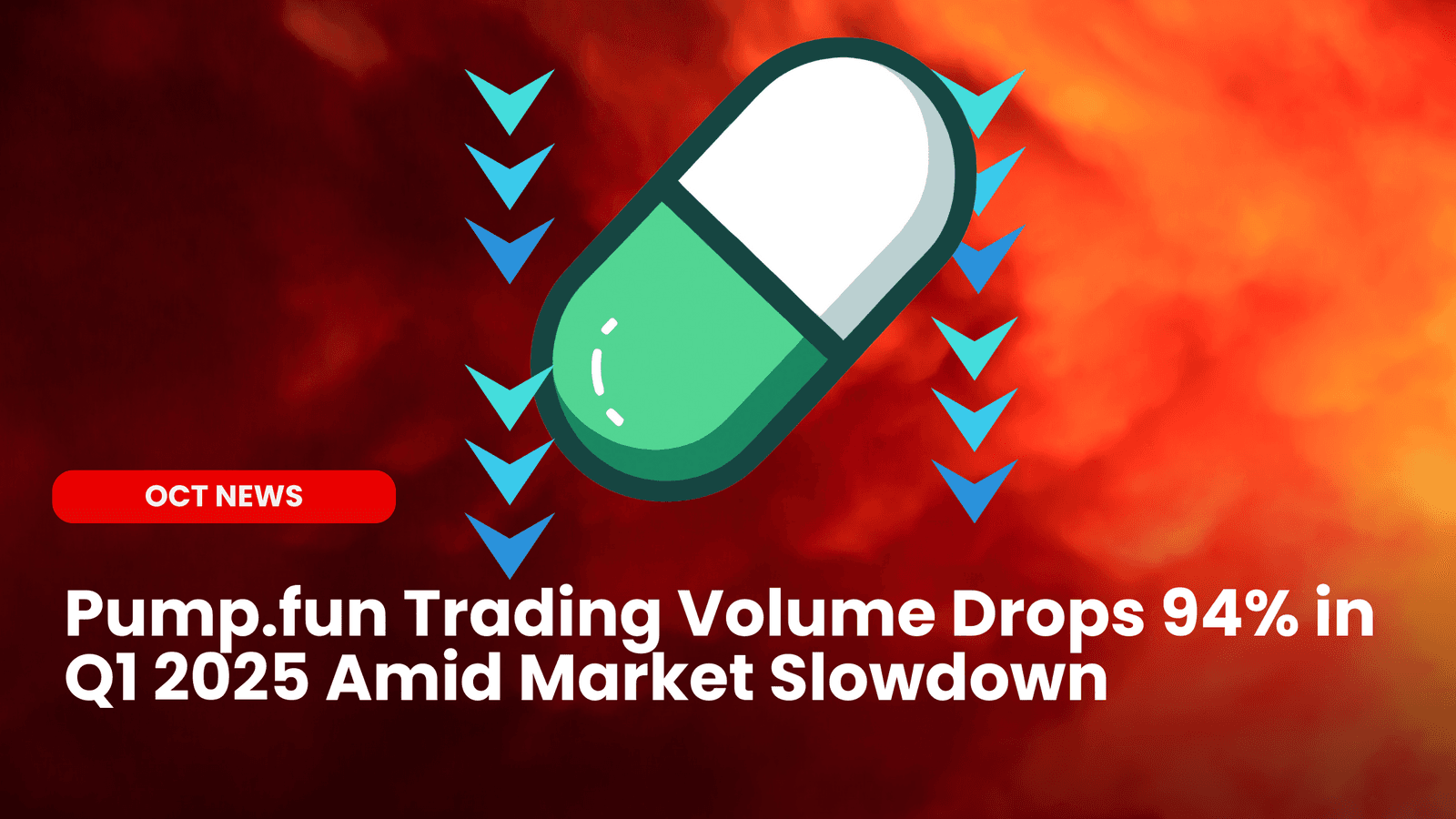 Pump.fun Trading Volume Drops 94% in Q1 2025 Amid Market Slowdown