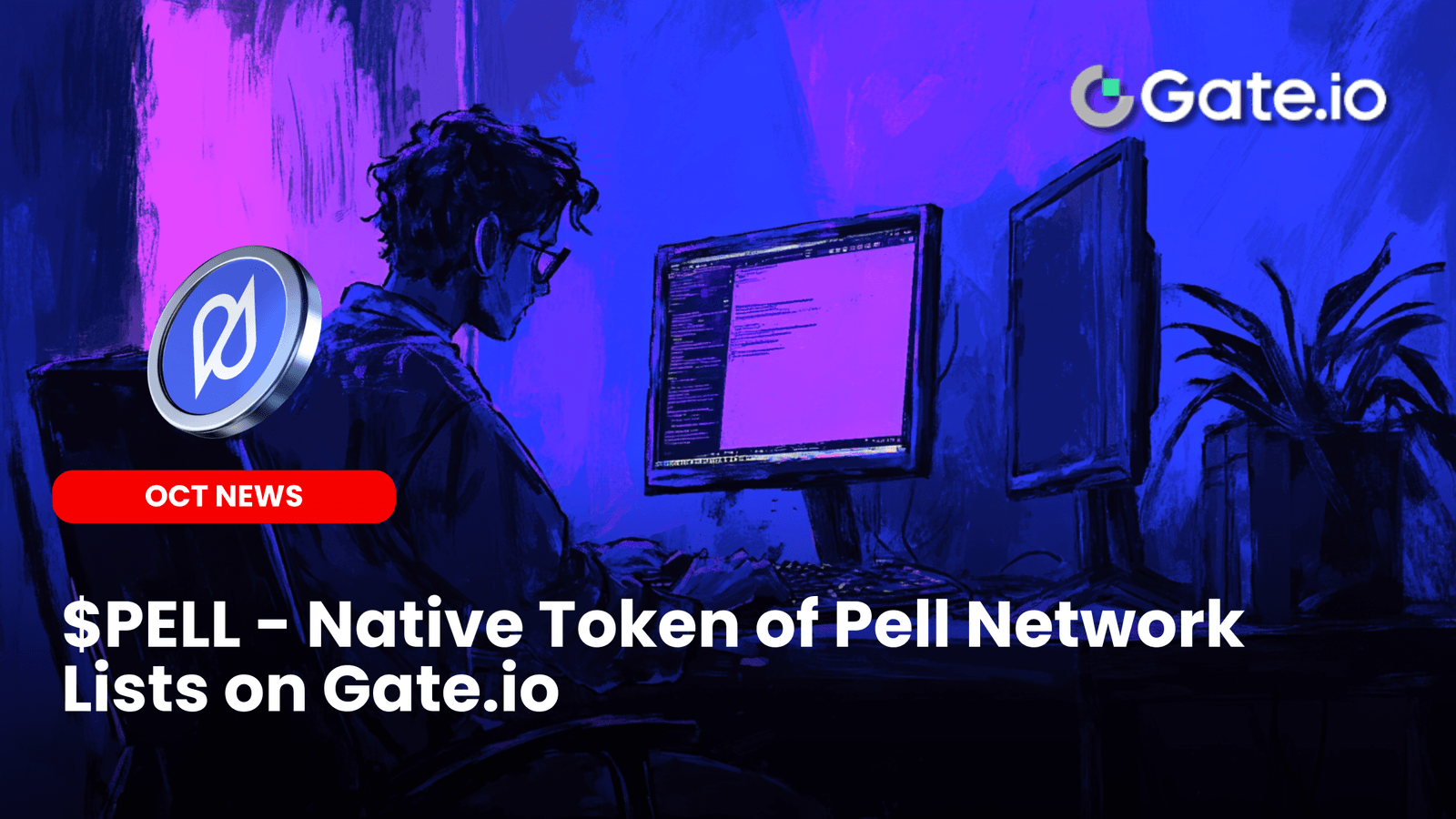 $PELL – Native Token of Pell Network Lists on Gate.io image