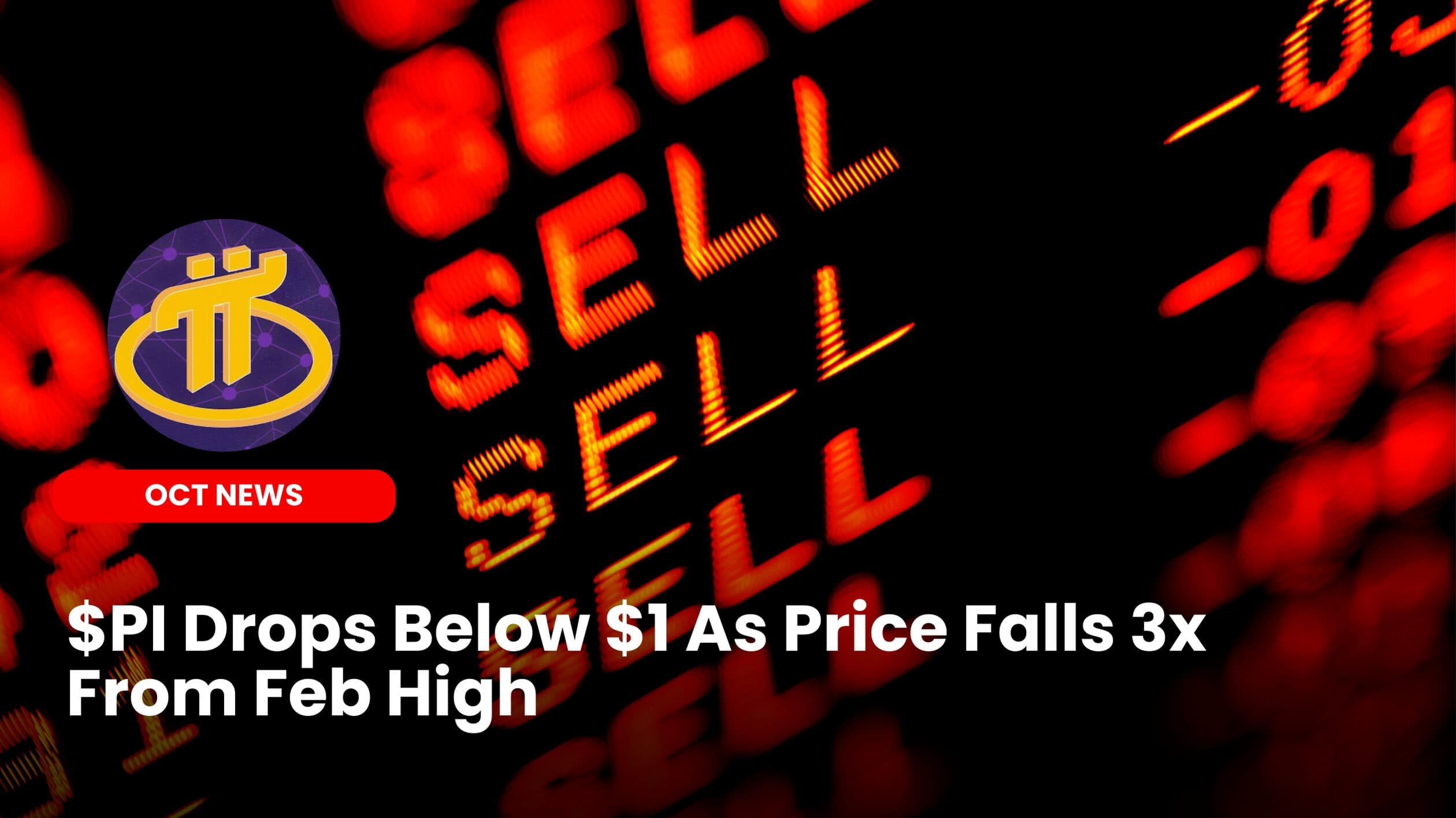 $PI Drops Below $1 As Price Falls 3x From Feb High image
