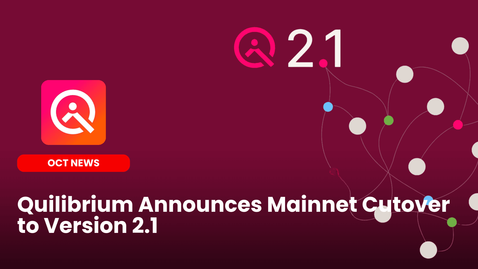 Quilibrium Announces Mainnet Cutover to Version 2.1 image