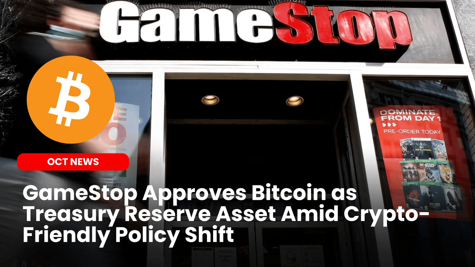 GameStop Approves Bitcoin as Treasury Reserve Asset Amid Crypto-Friendly Policy Shift image