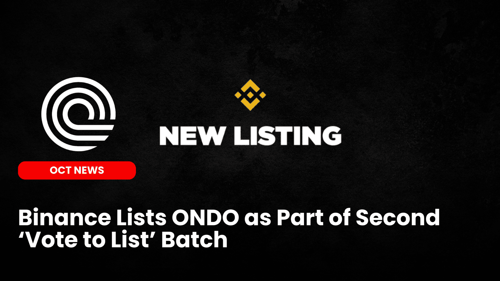 Binance Lists ONDO as Part of Second ‘Vote to List’ Batch image