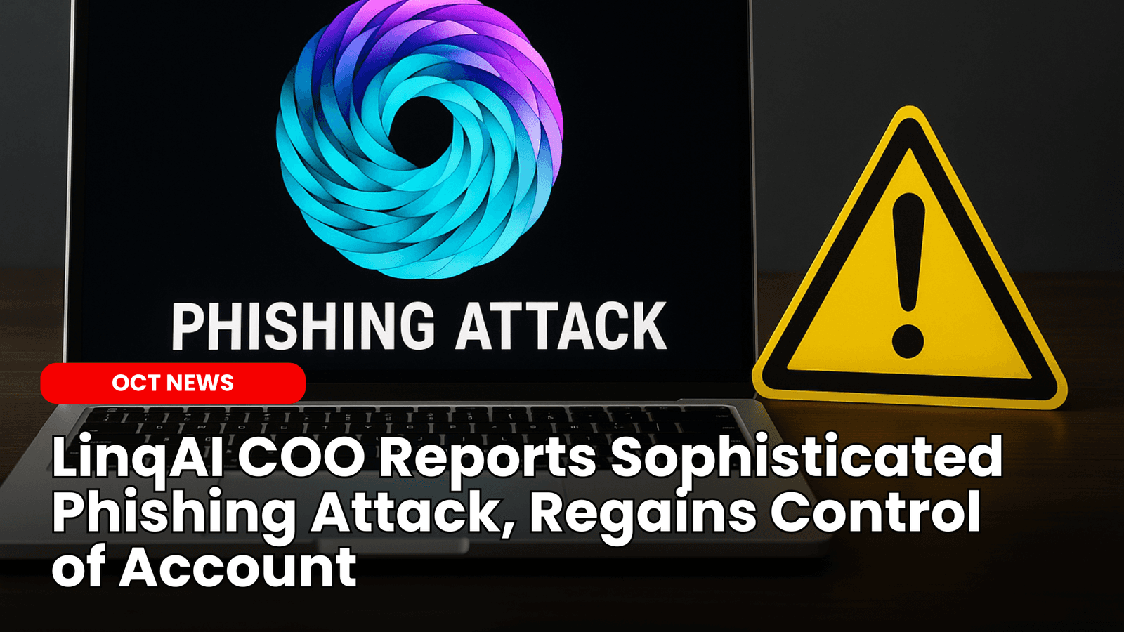 LinqAI COO Reports Sophisticated Phishing Attack, Regains Control of Account image