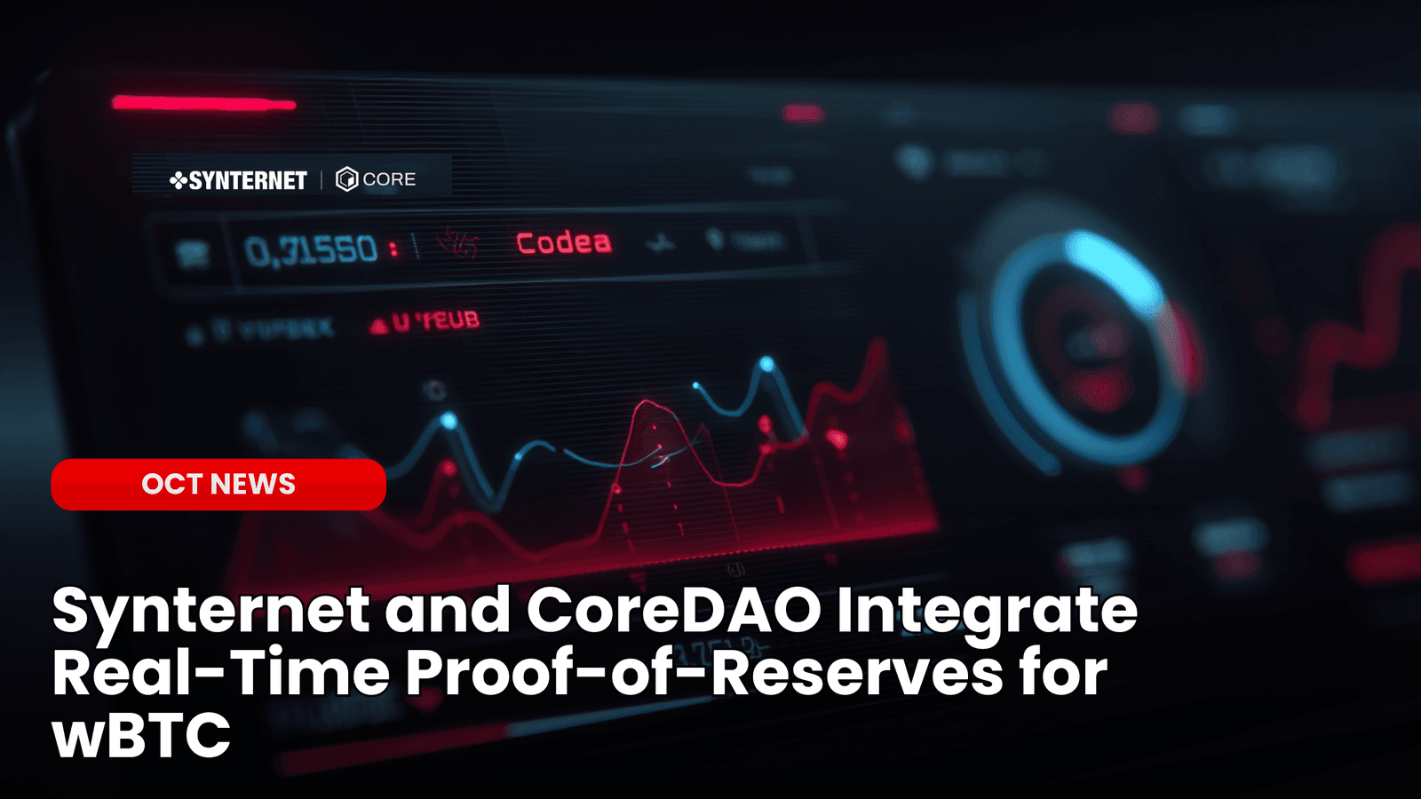 Synternet and CoreDAO Integrate Real-Time Proof-of-Reserves for wBTC image