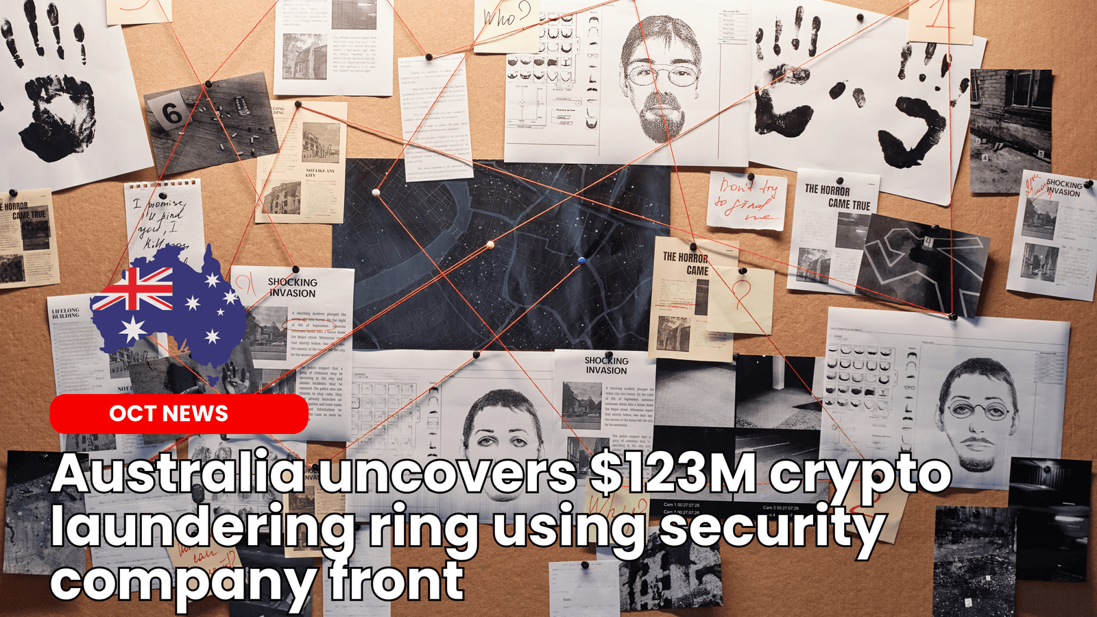 Australia uncovers $123M crypto laundering ring using security company front image