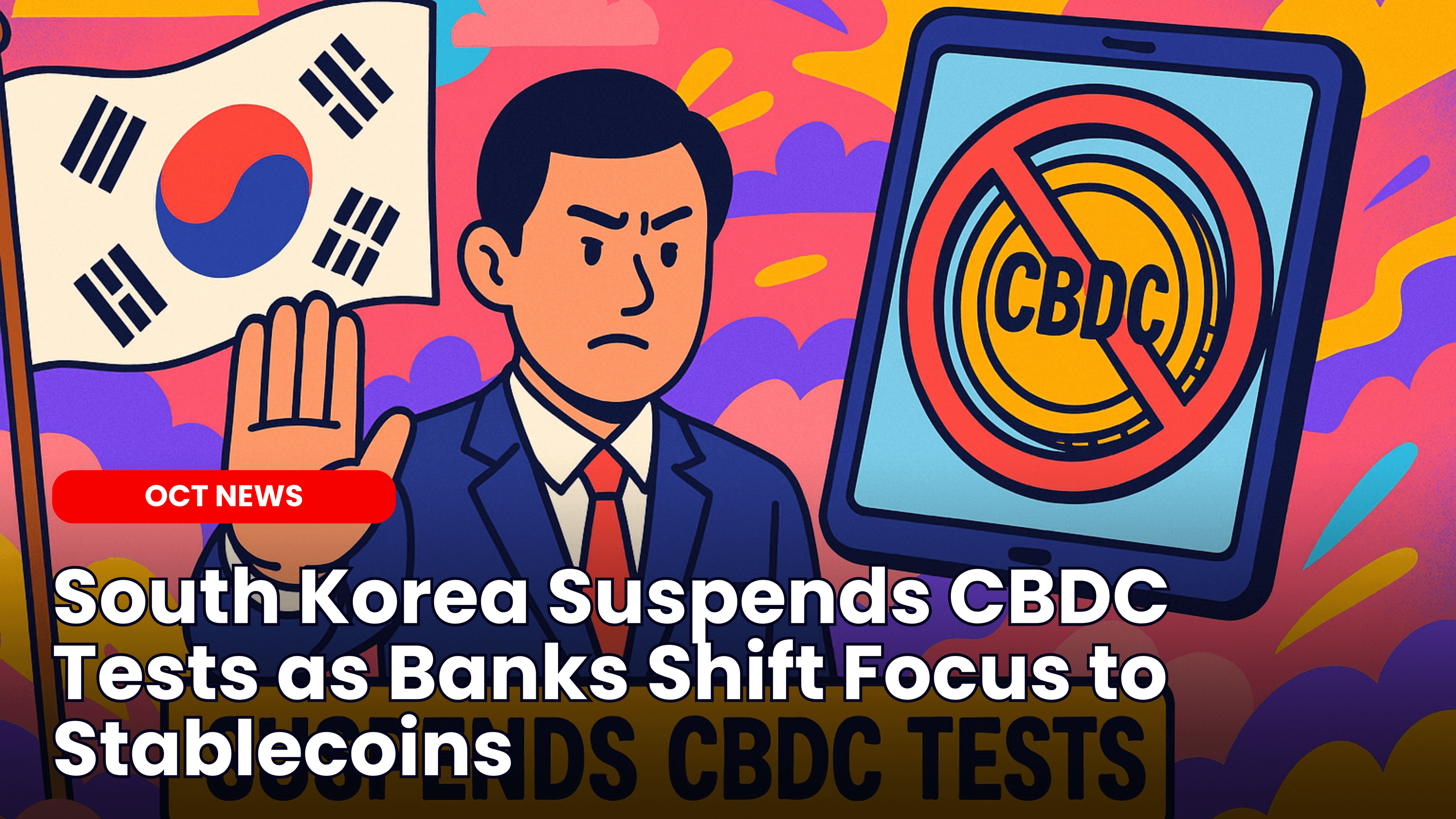 South Korea Suspends CBDC Tests as Banks Shift Focus to Stablecoins