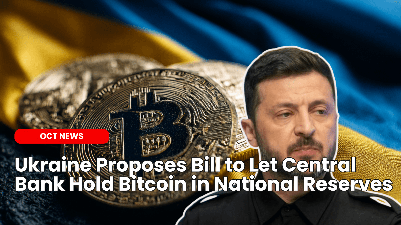 Ukraine Proposes Bill to Let Central Bank Hold Bitcoin in National Reserves image