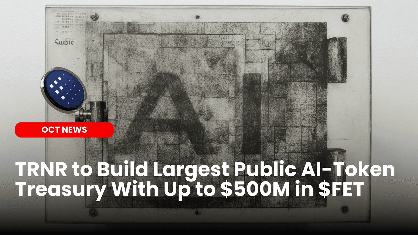 TRNR to Build Largest Public AI-Token Treasury With Up to $500M in $FET image