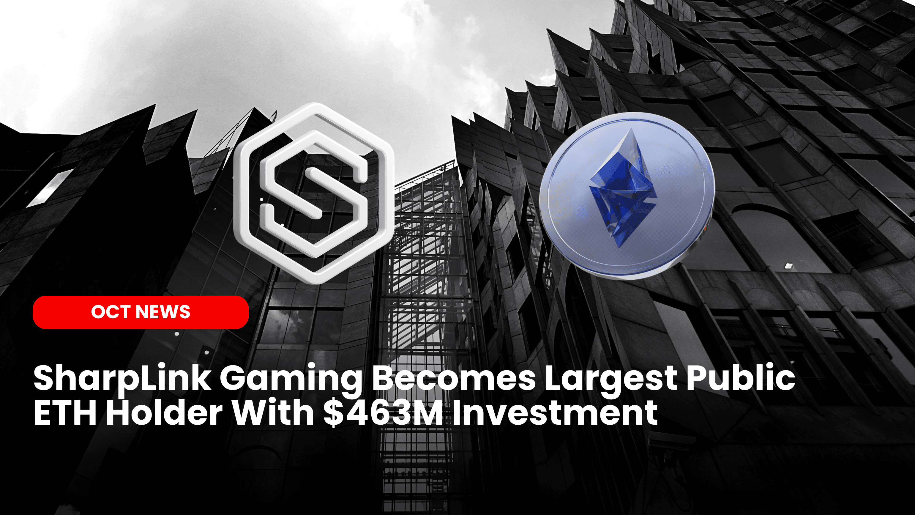 SharpLink Gaming Becomes Largest Public ETH Holder With $463M Investment image