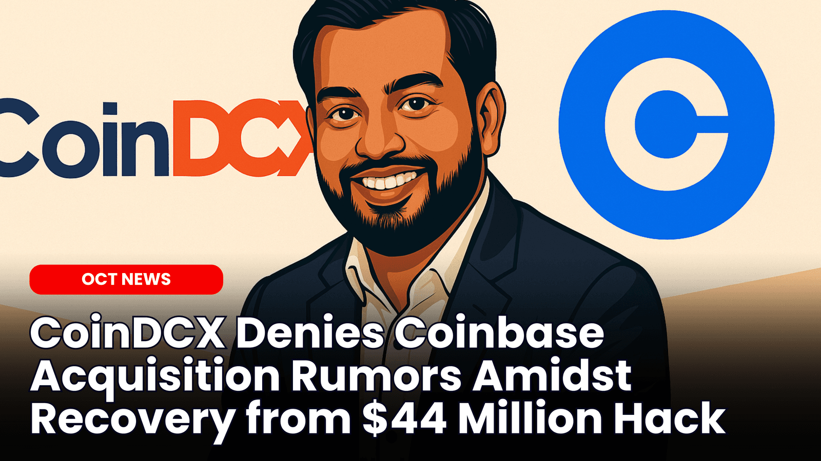 CoinDCX Denies Coinbase Acquisition Rumors Amidst Recovery from $44 Million Hack image