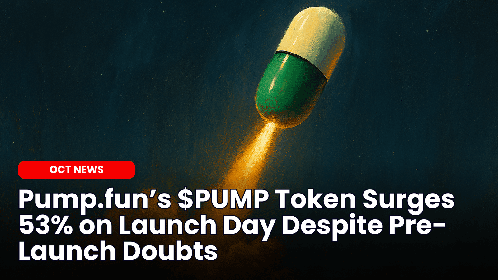Pump.fun’s $PUMP Token Surges 53% on Launch Day Despite Pre-Launch Doubts image