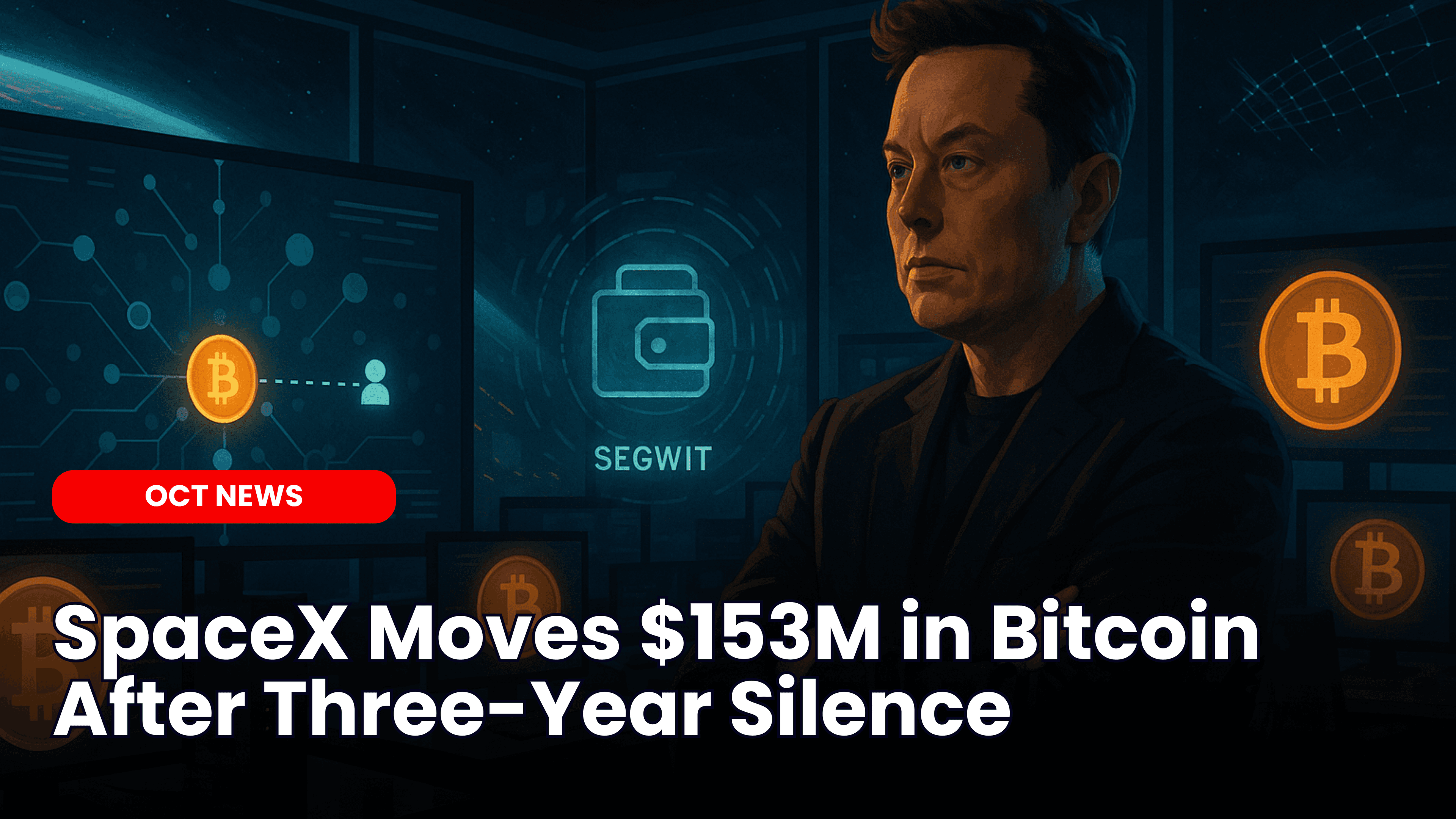 SpaceX Moves $153M in Bitcoin After Three-Year Silence image
