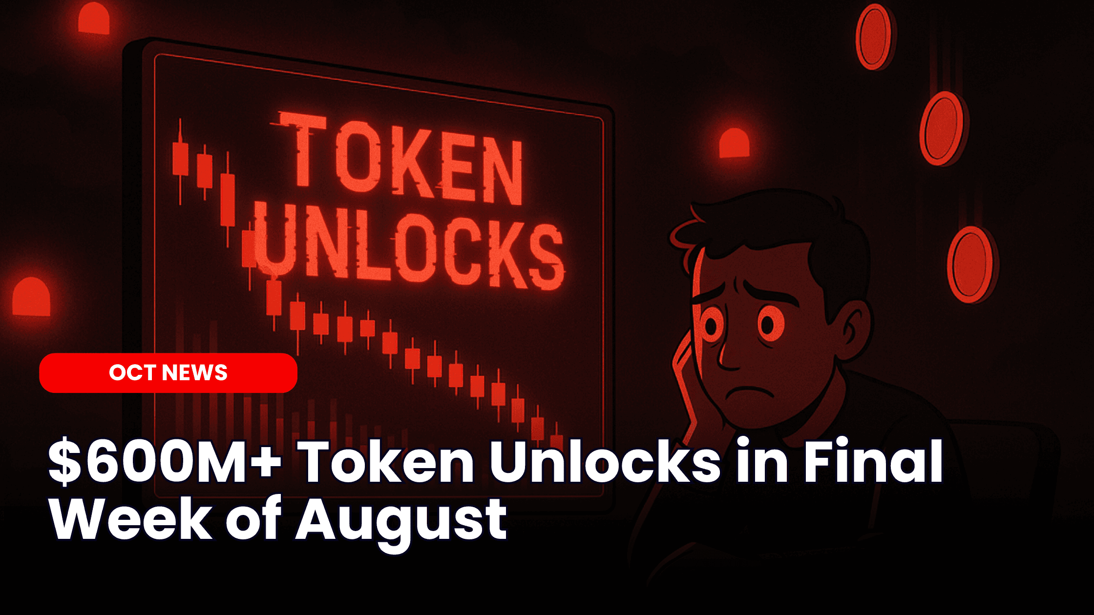 $600M+ Token Unlocks in Final Week of August