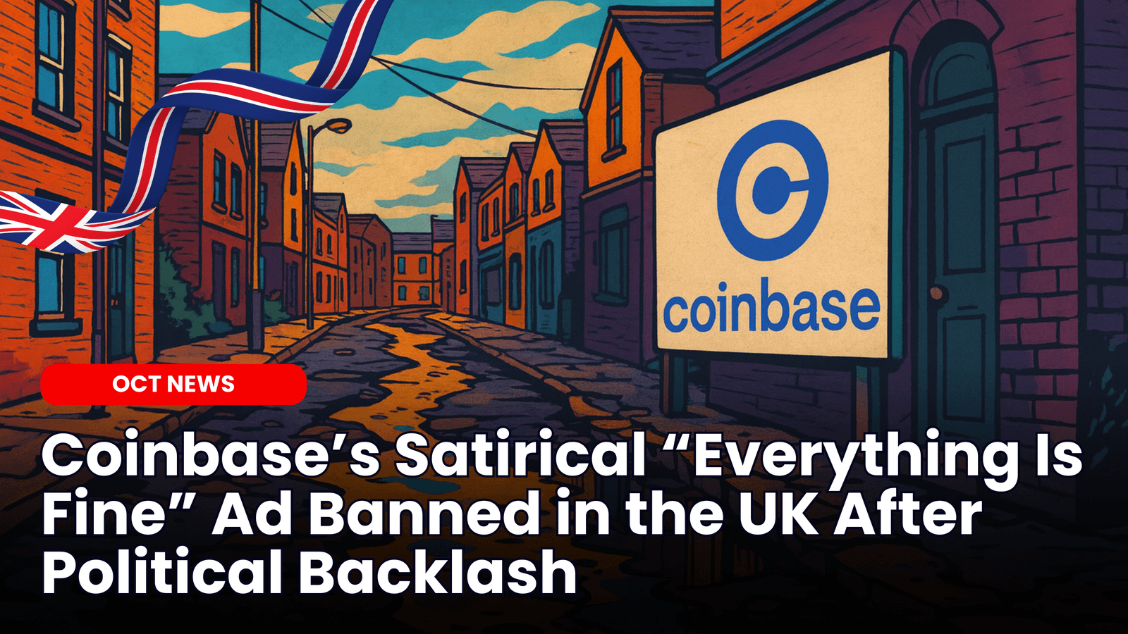 Coinbase’s Satirical “Everything Is Fine” Ad Banned in the UK After Political Backlash image