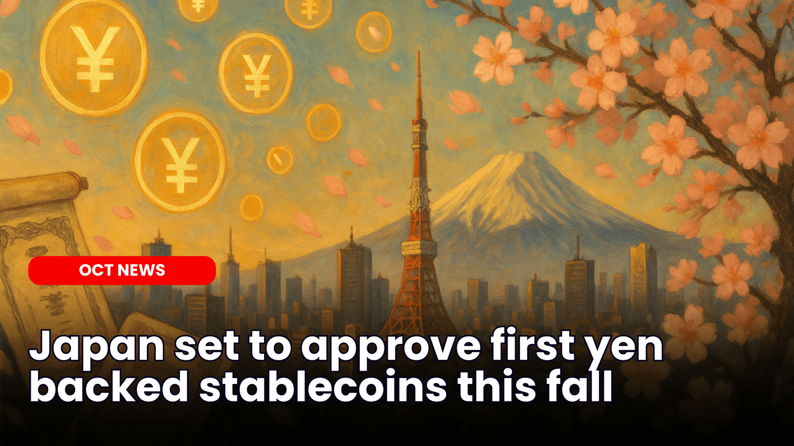 Japan set to approve first yen backed stablecoins this fall image