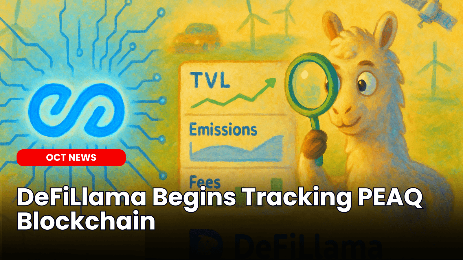 DeFiLlama Begins Tracking PEAQ Blockchain image