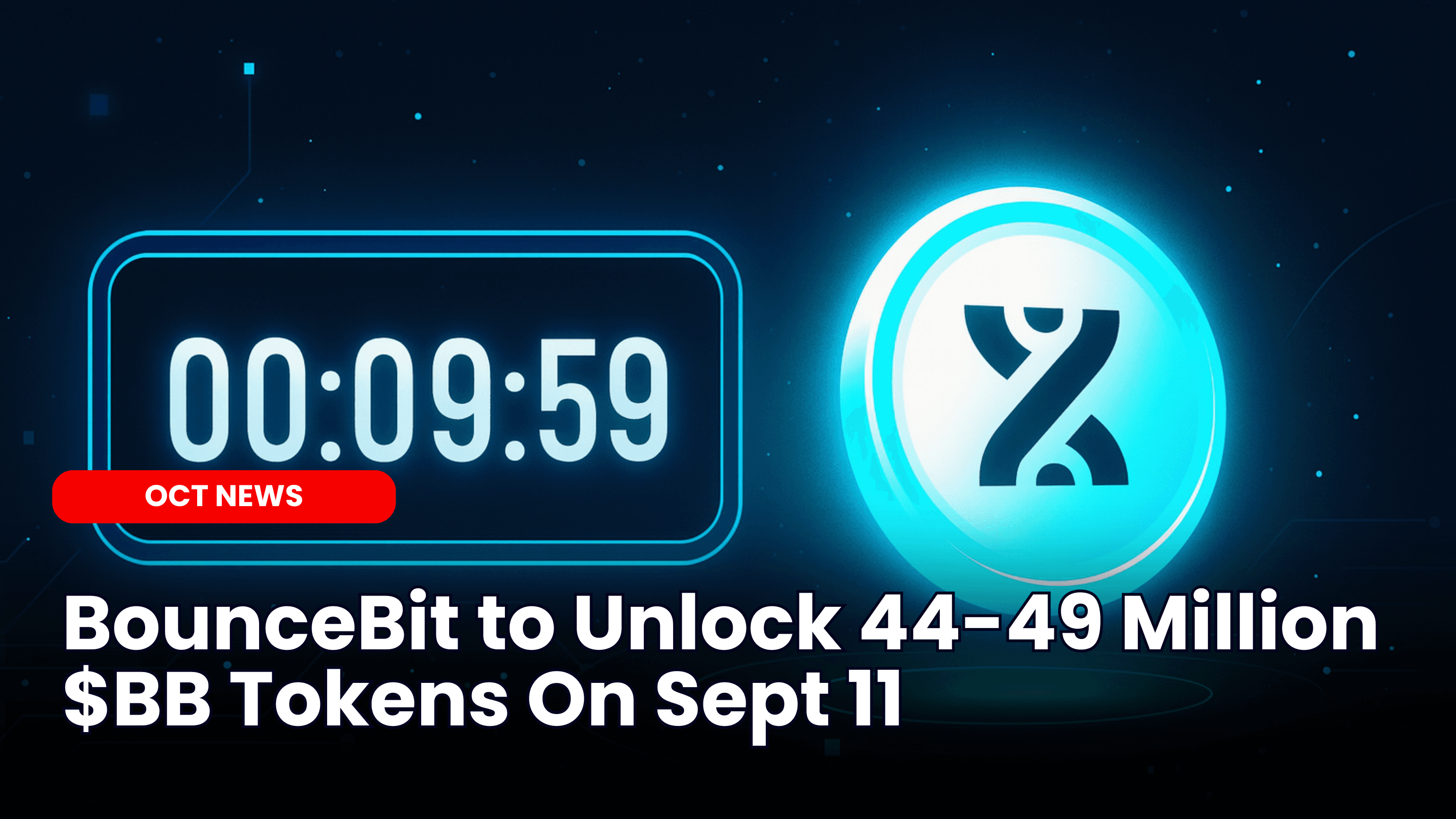 BounceBit to Unlock 44-49 Million $BB Tokens On Sept 11