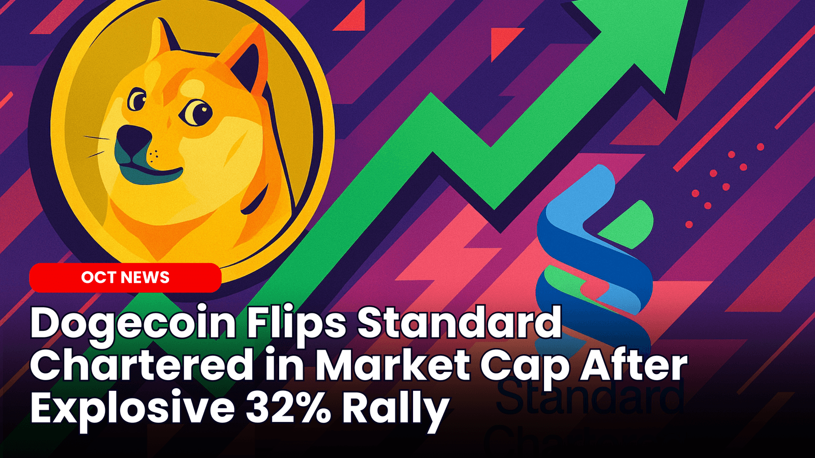 Doge Flips Standard Chartered in After Explosive 32% Rally image