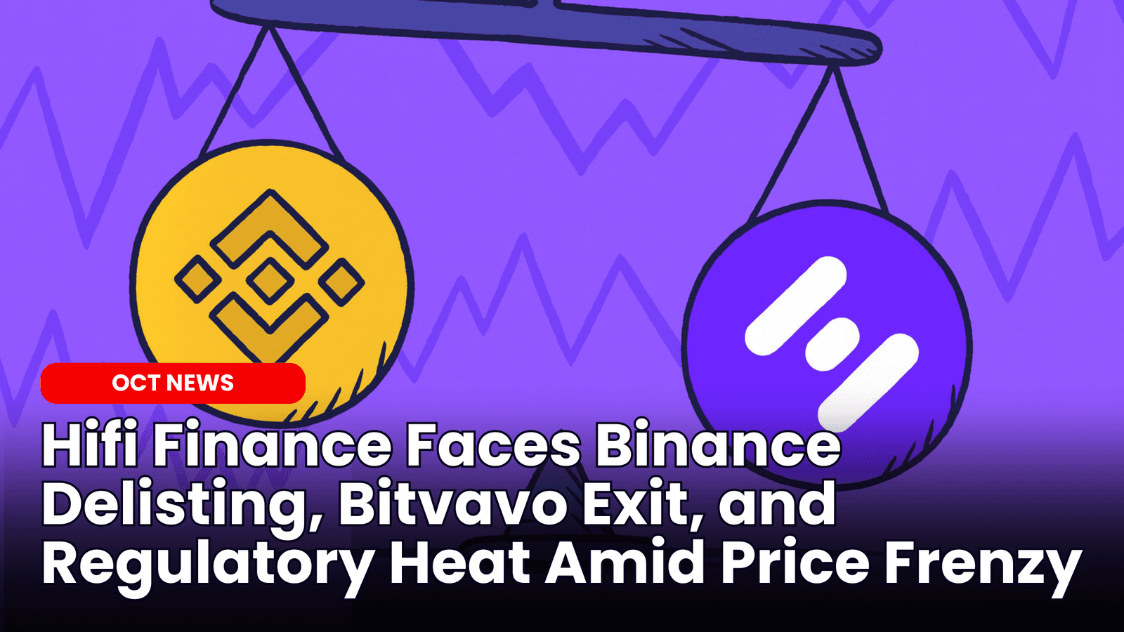 Hifi Finance Faces Binance Delisting, Bitvavo Exit, and Regulatory Heat Amid Price Frenzy image