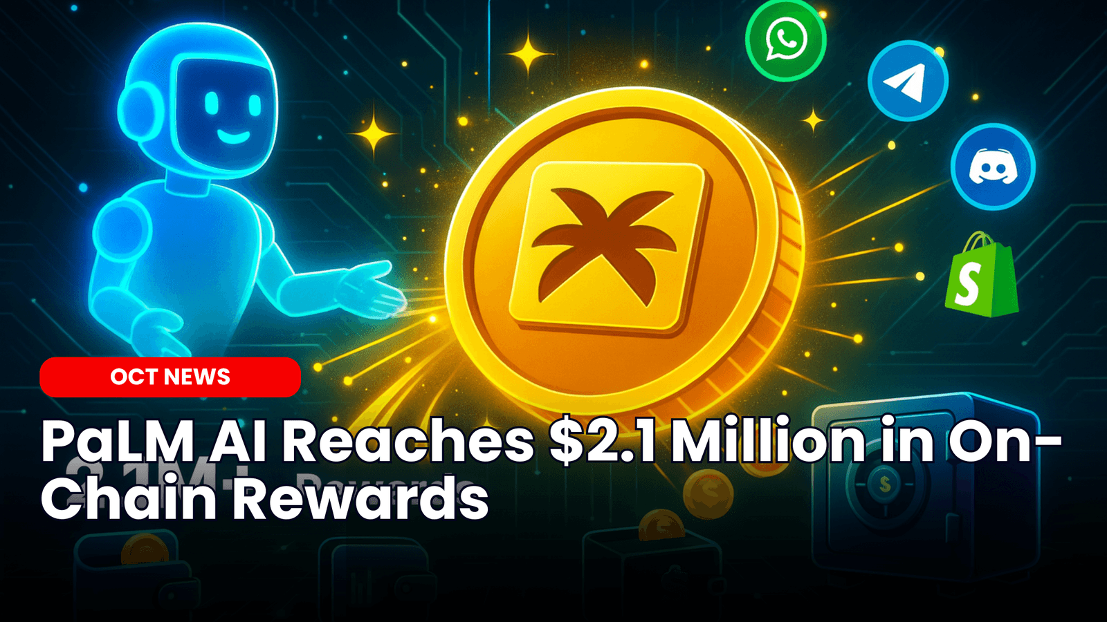 PaLM AI Reaches $2.1 Million in On-Chain Rewards image