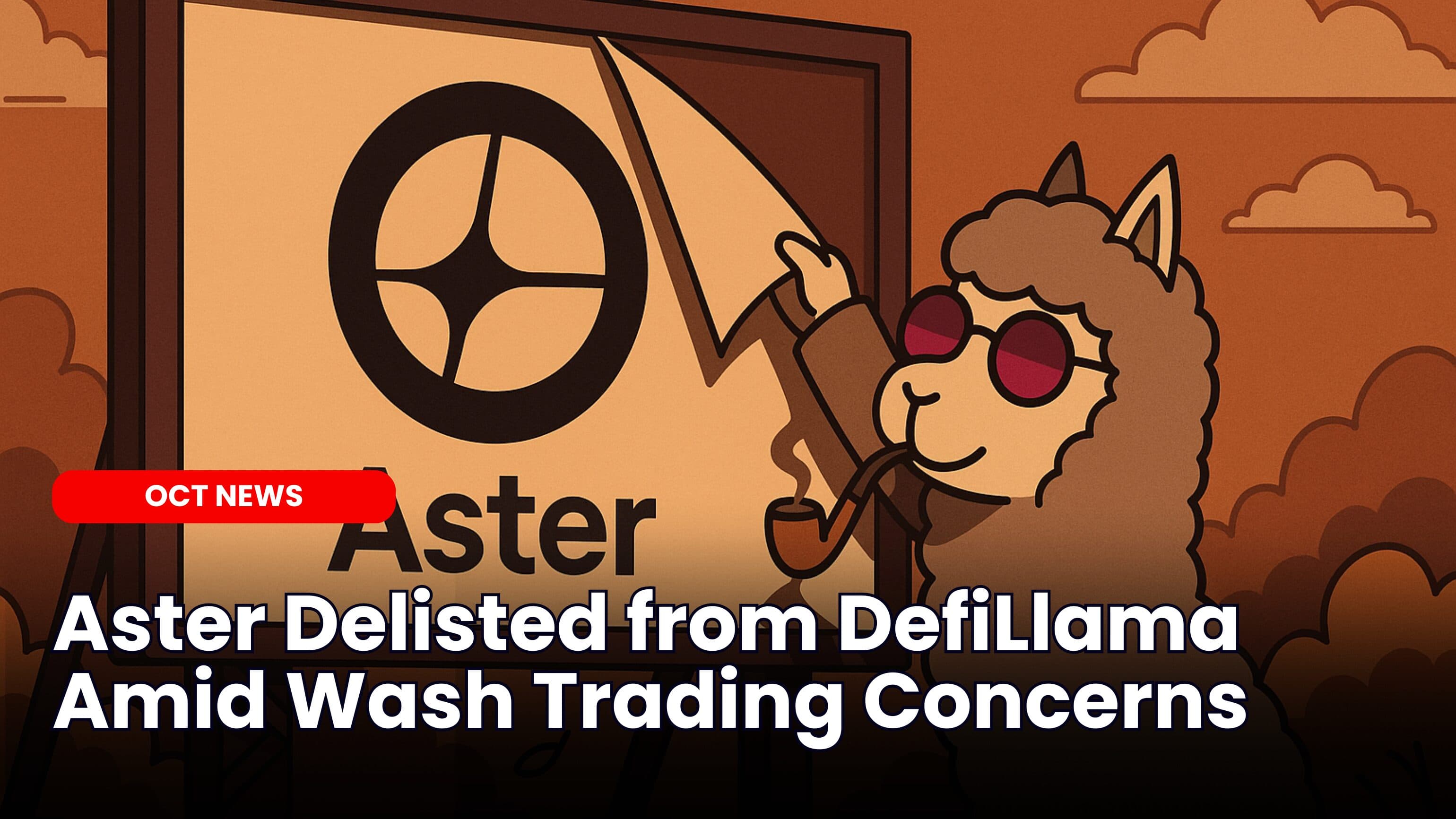 Aster Delisted from DefiLlama Amid Wash Trading Concerns