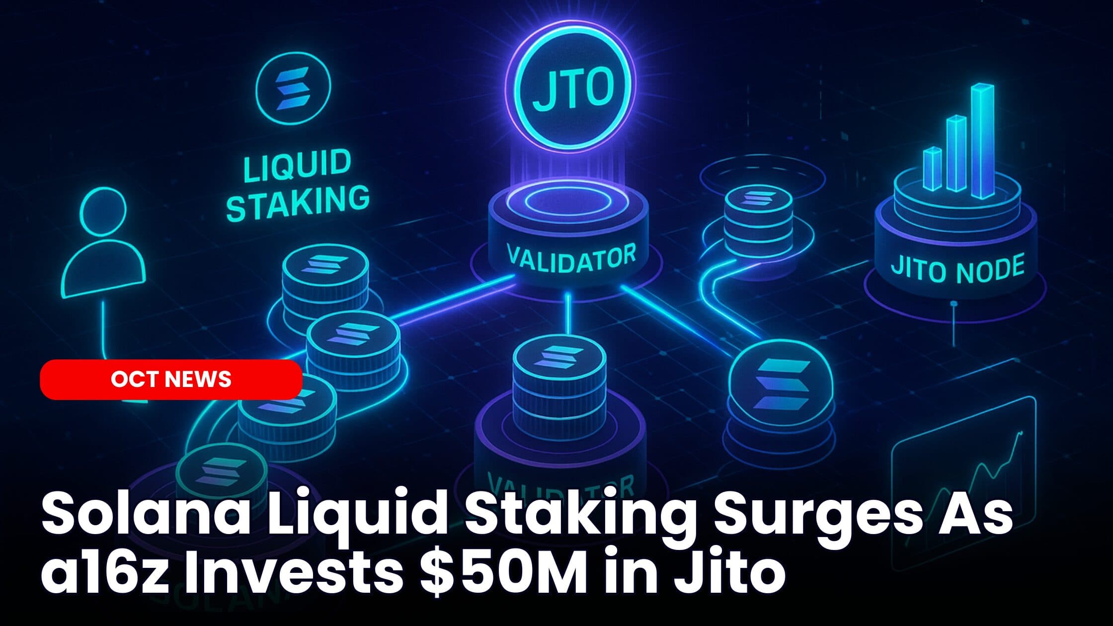 Solana Liquid Staking Surges As a16z Invests $50M in Jito