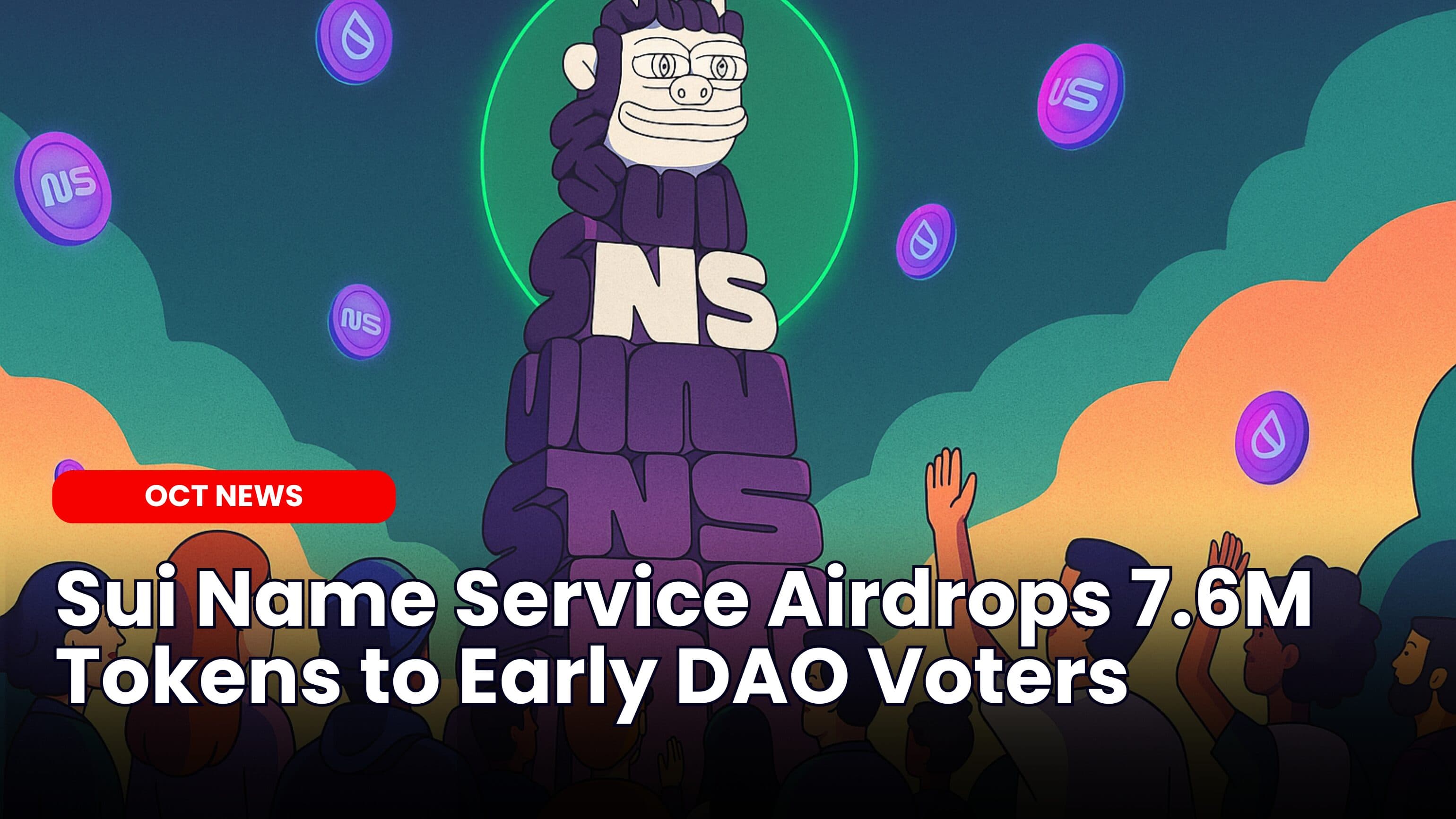 Sui Name Service Airdrop 7.6M Tokens to Early DAO Voters image