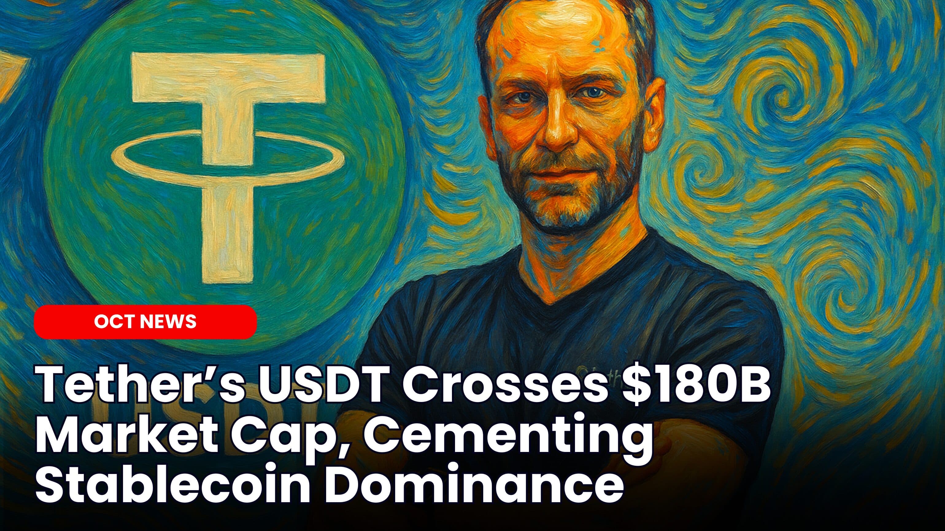 Tether’s USDT Crosses $180B Market Cap