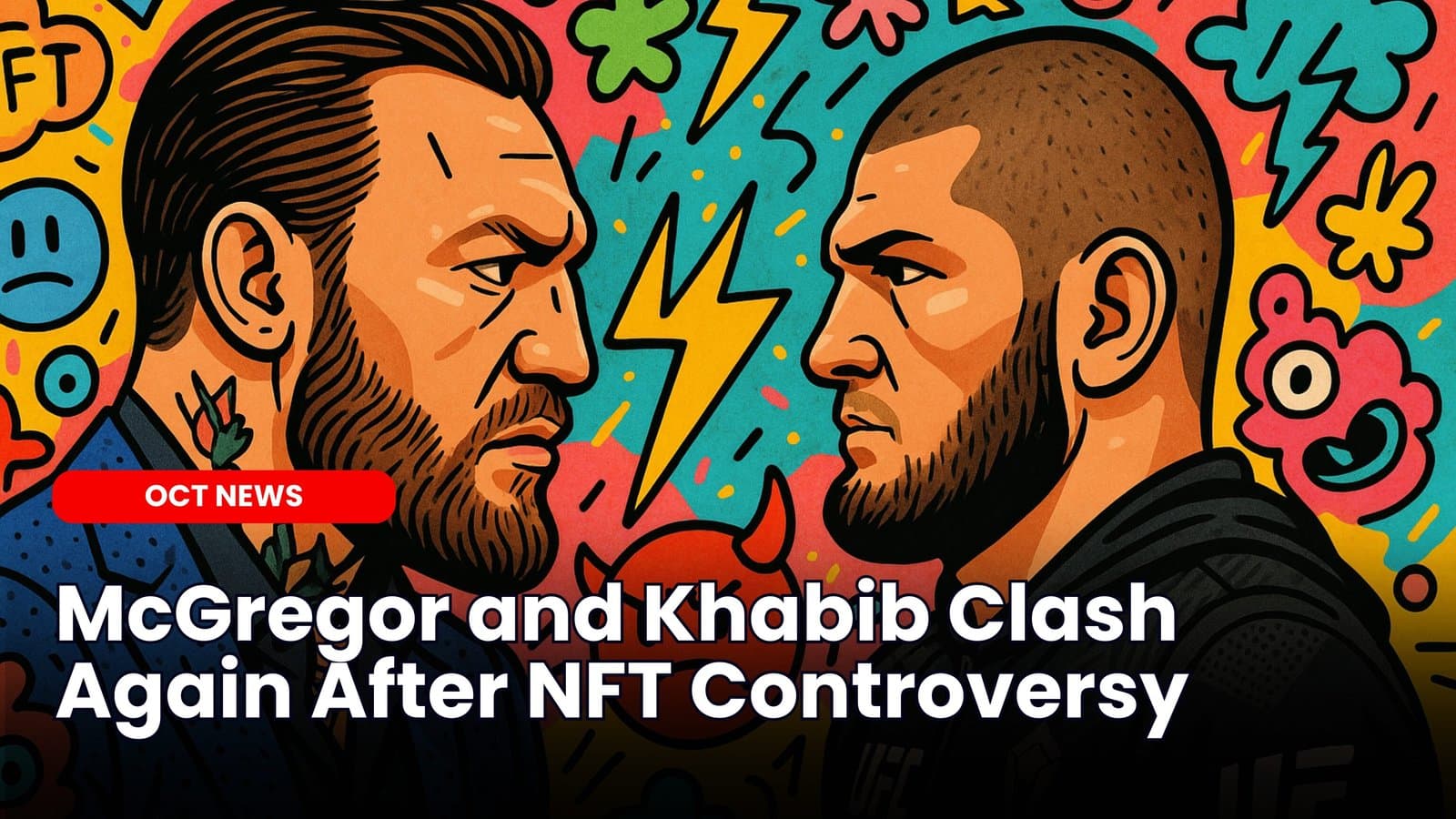McGregor and Khabib Clash Again After NFT Controversy image
