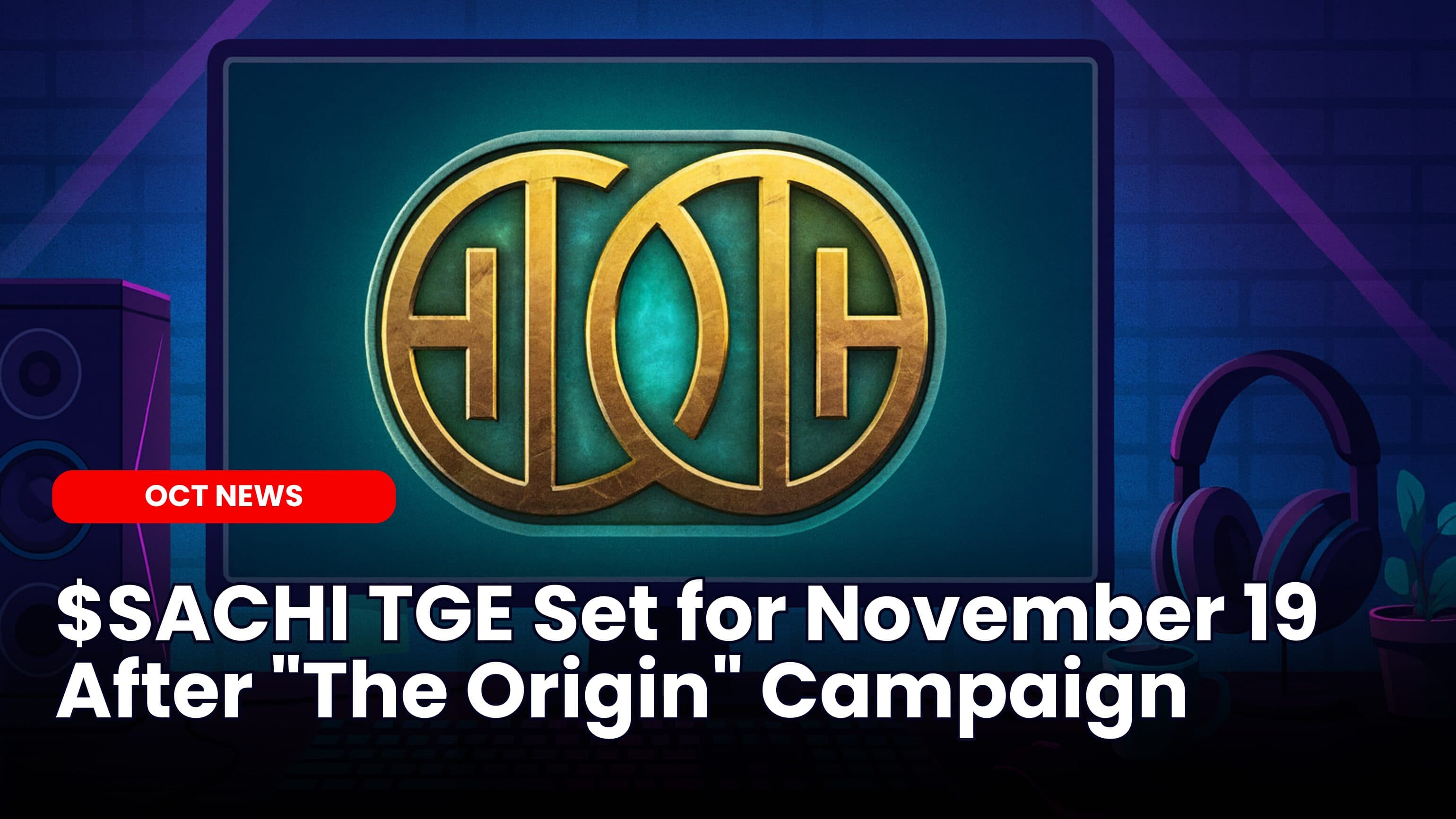 $SACHI TGE Set for November 19 After “The Origin” Campaign image