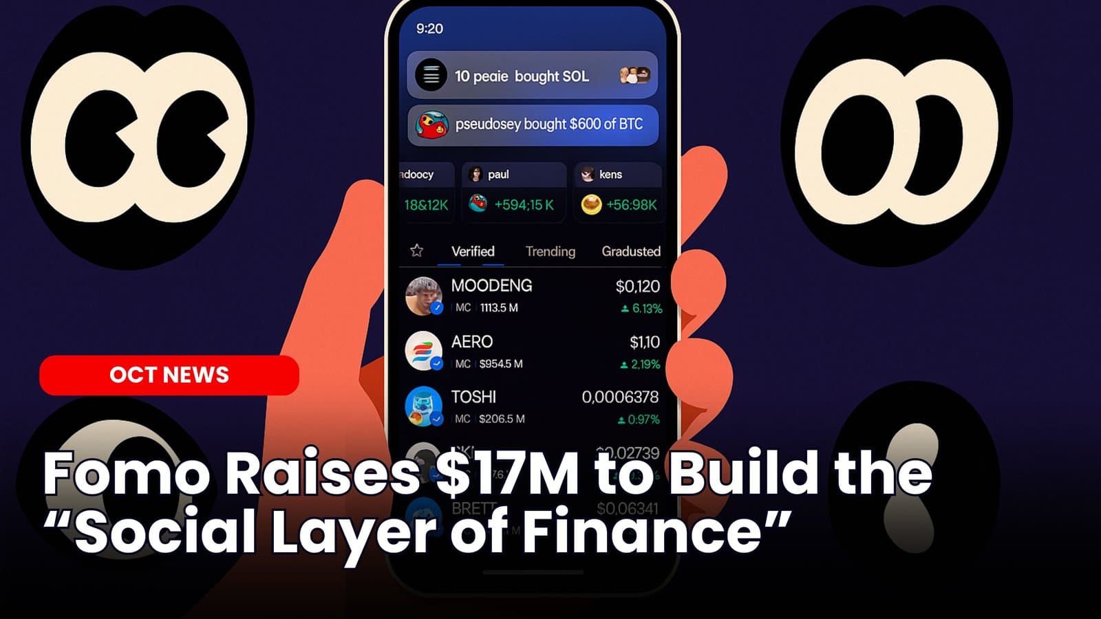 Fomo Raises $17M to Build the “Social Layer of Finance” image