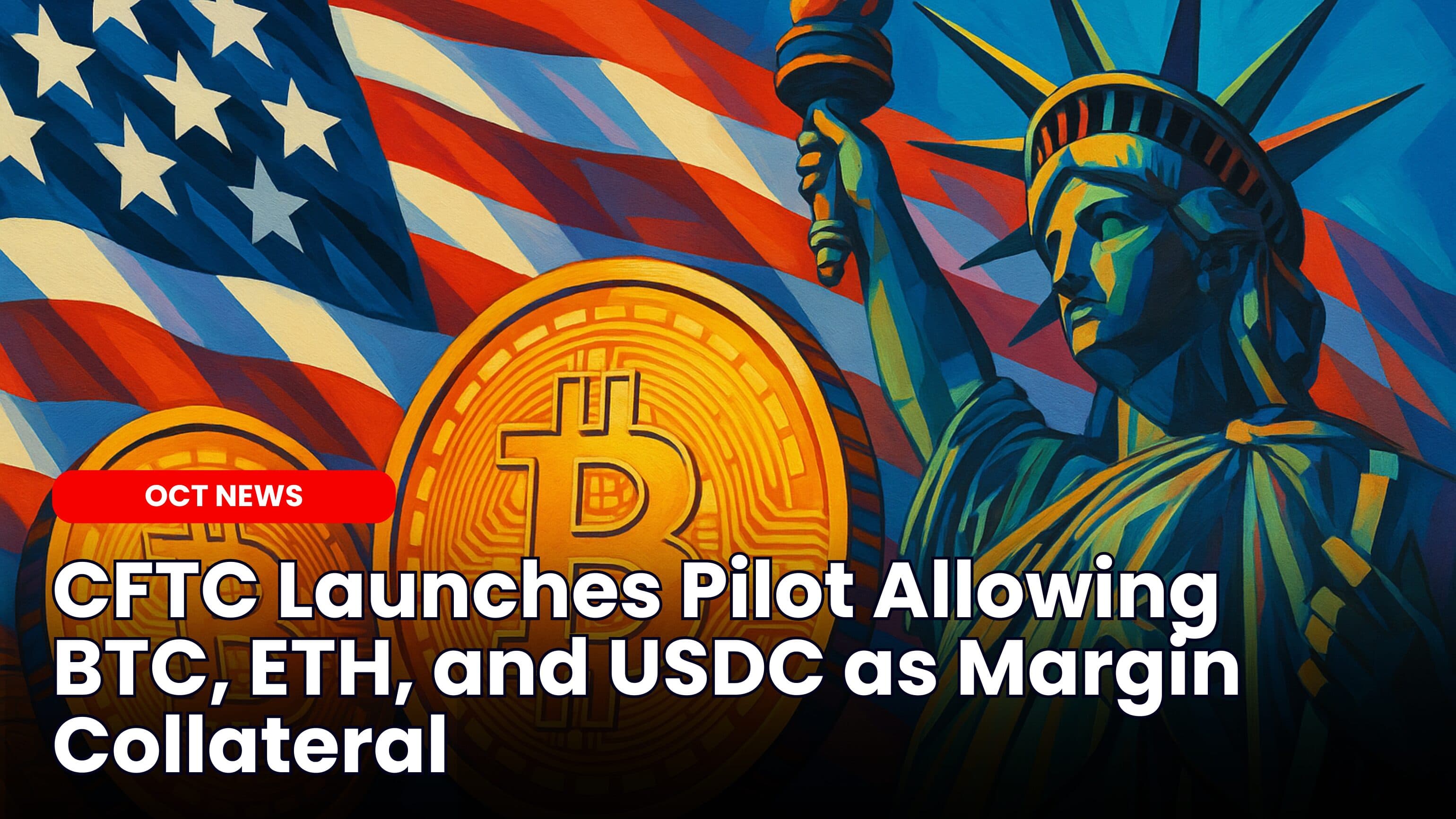 CFTC Launches Pilot Allowing BTC, ETH, and USDC as Margin Collateral