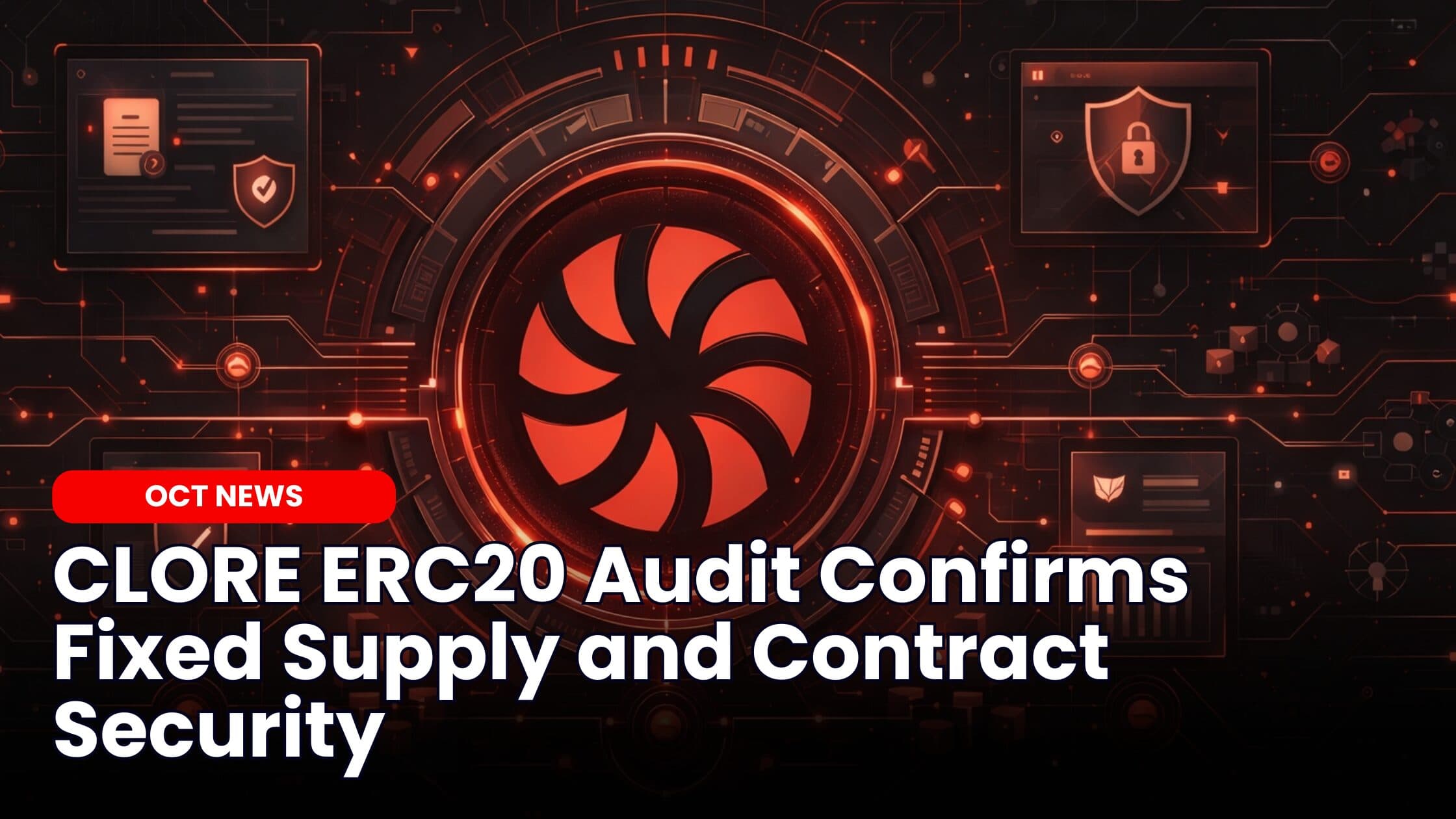 CLORE ERC20 Audit Confirms Fixed Supply and Contract Security