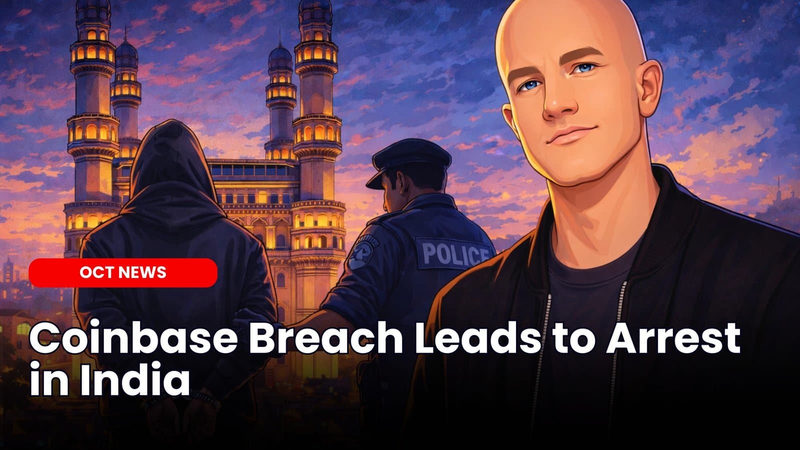 Coinbase Breach Leads to Arrest in India image