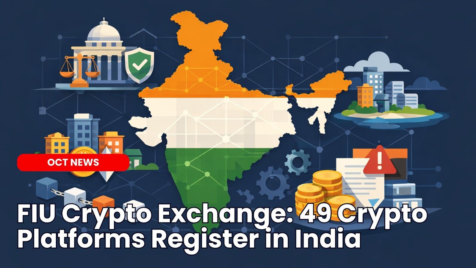 FIU Crypto Exchange Registrations Reach 49 in India image