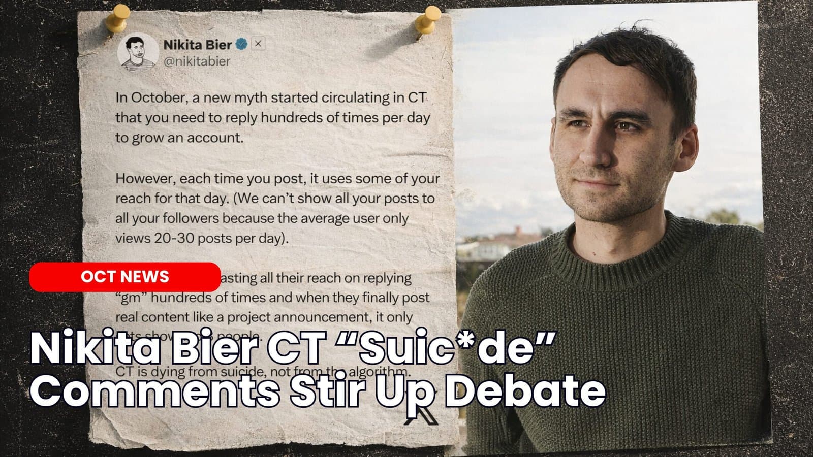 Nikita Bier CT Comments Spark Debate image