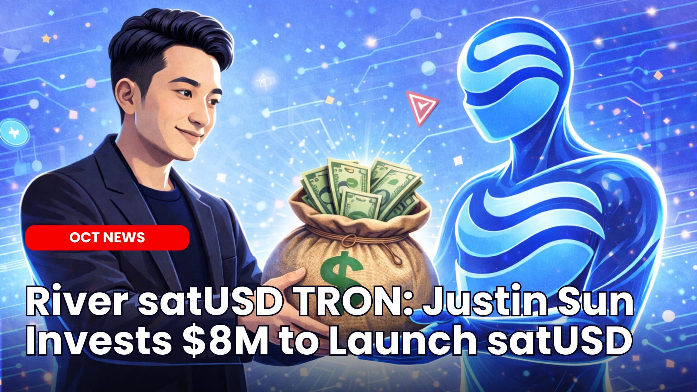 Justin Sun Invests $8M to Bring River’s satUSD to TRON image