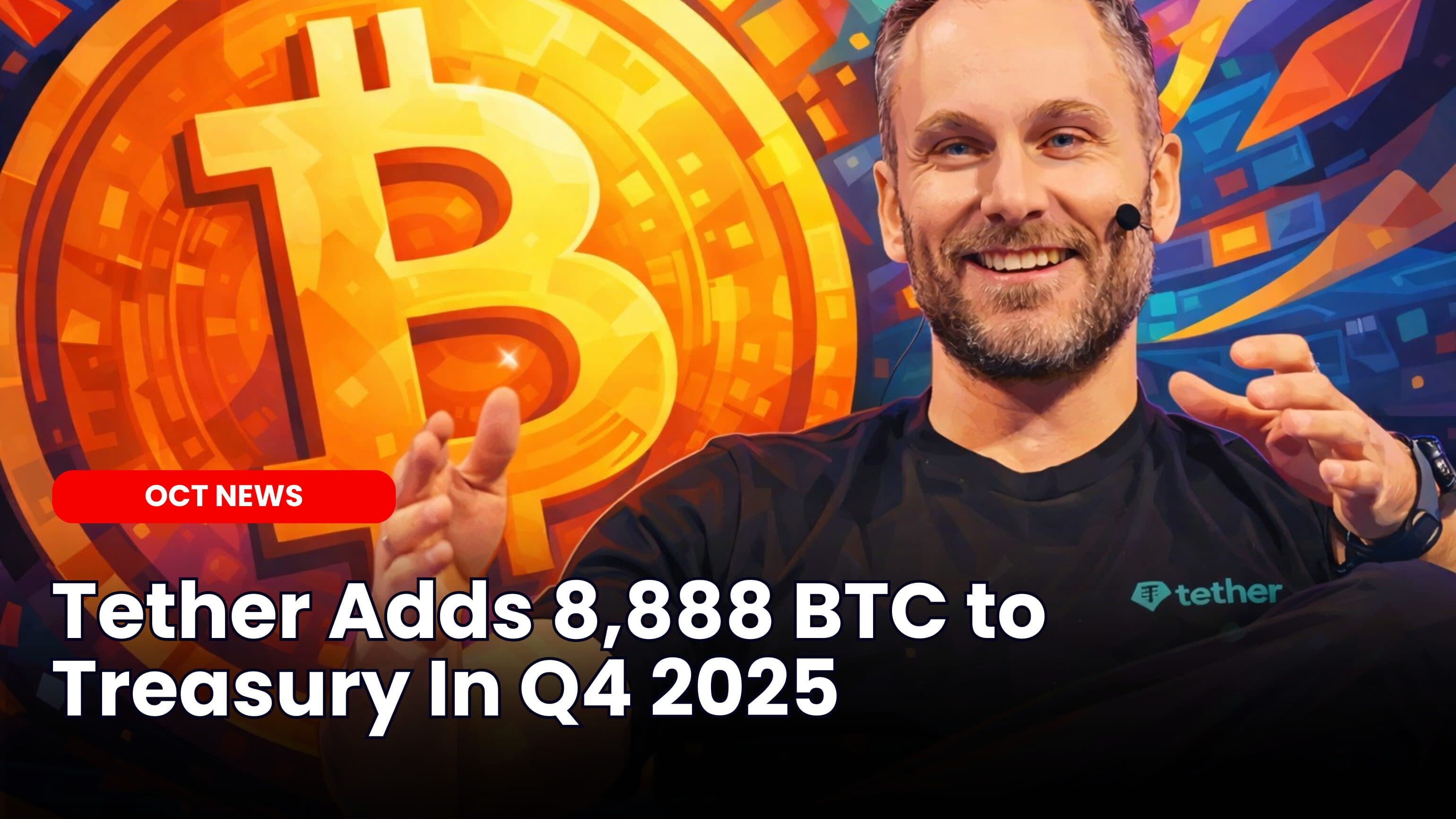 Tether Adds 8,888 BTC to Treasury In Q4 2025 image