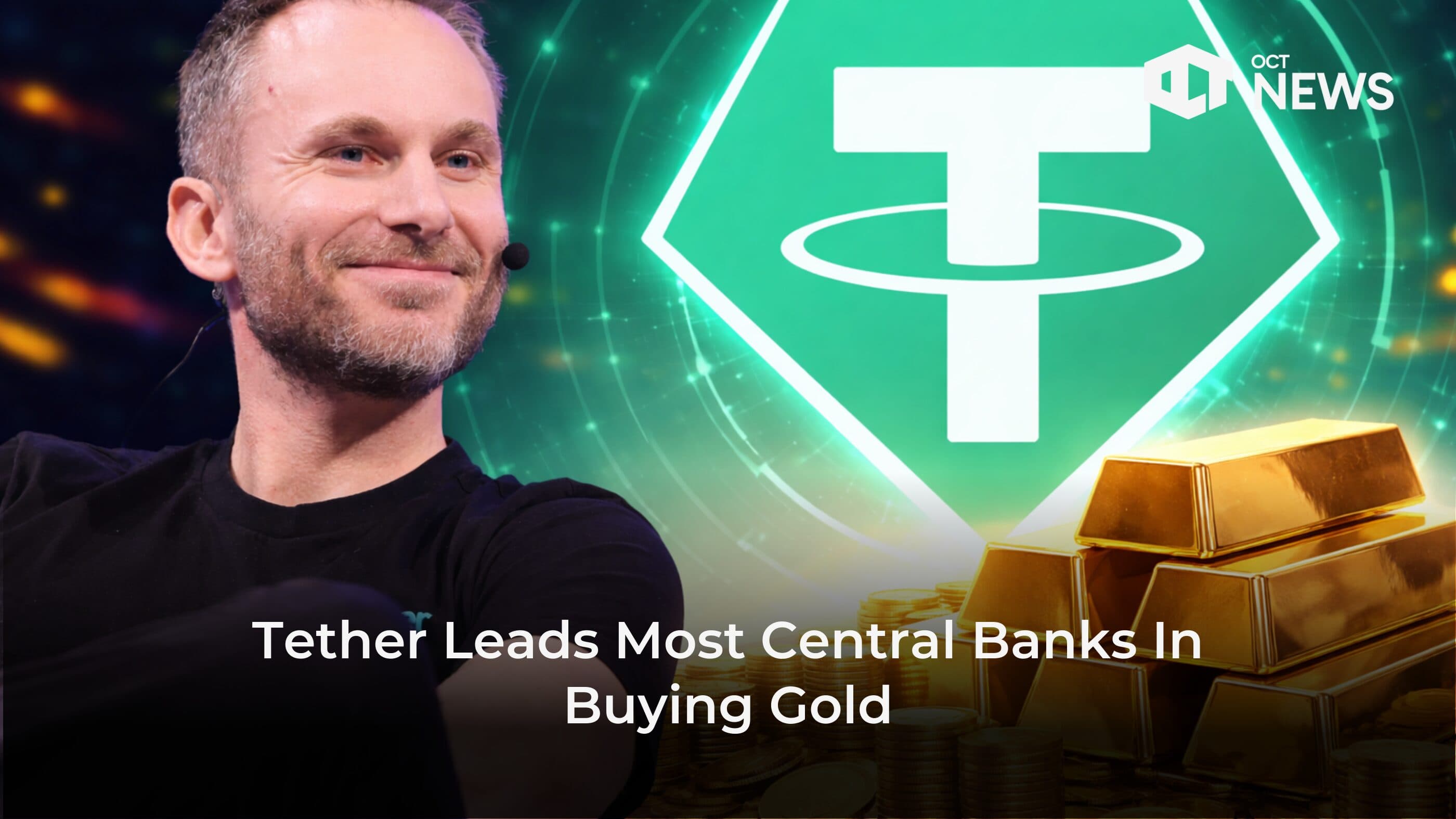 Tether Leads Most Central Banks In Buying Gold