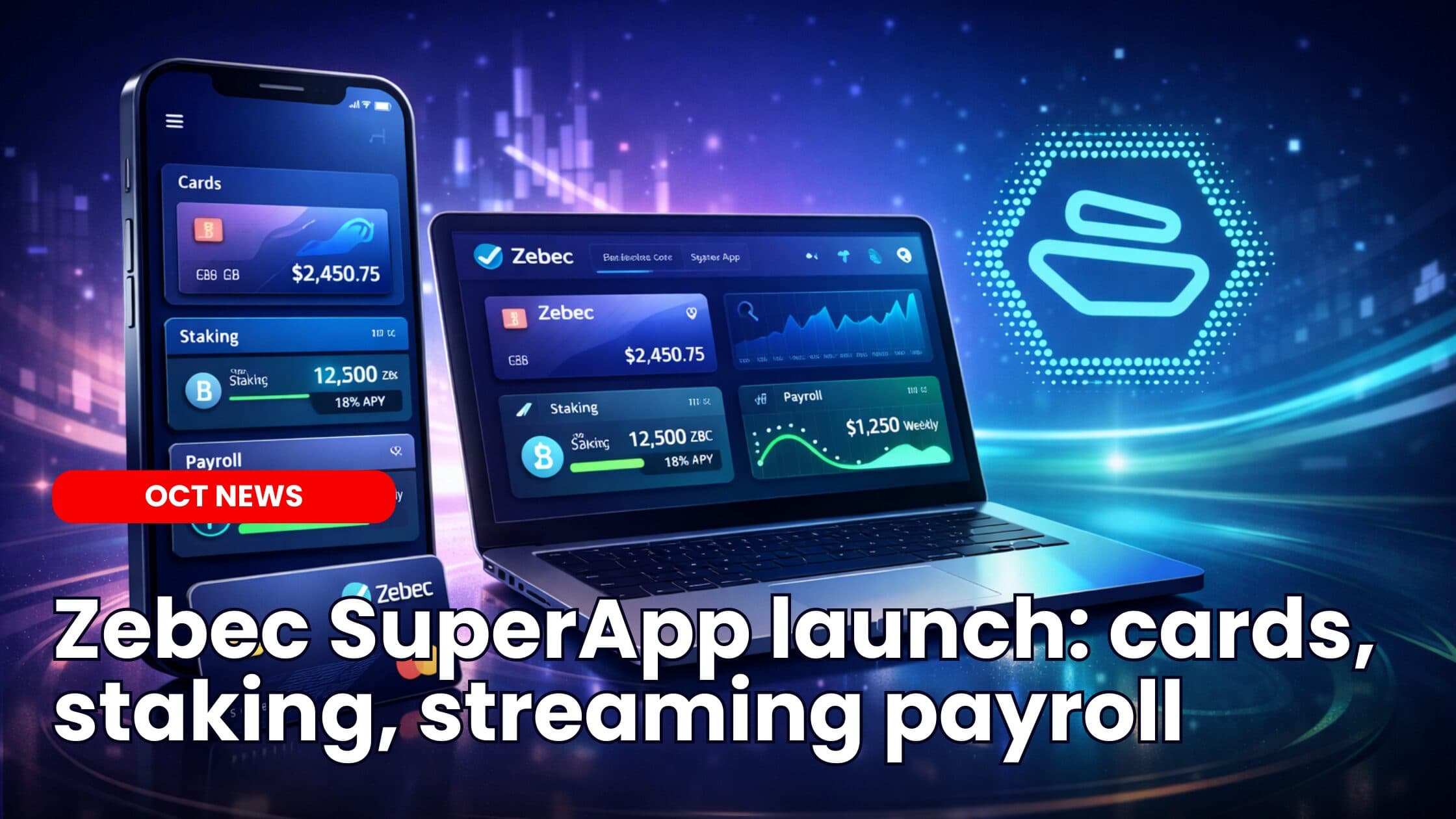 Zebec SuperApp Launch: Cards, Staking, and Streaming Payroll