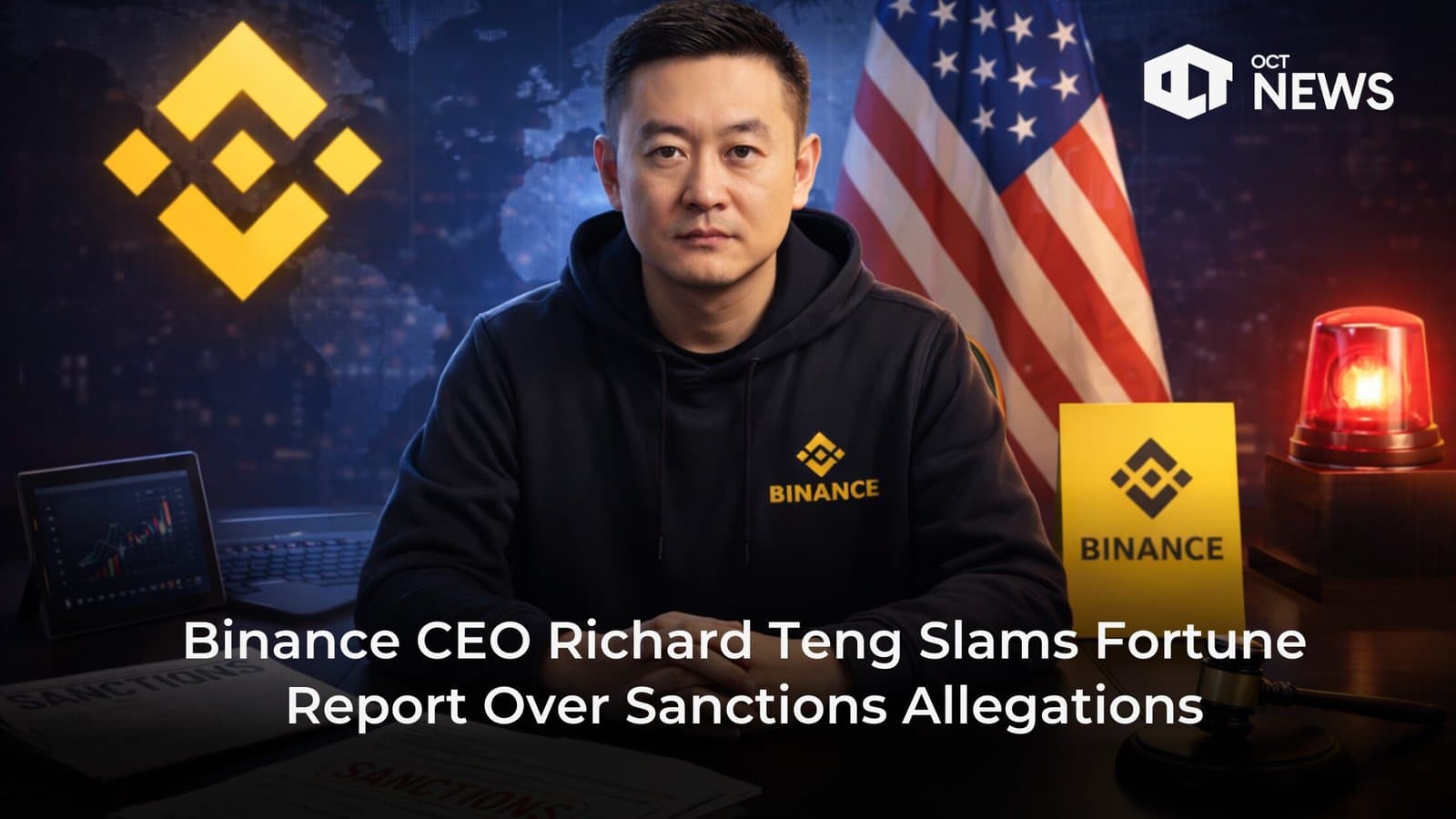 Binance CEO Richard Teng Slams Fortune Report Over Sanctions Allegations