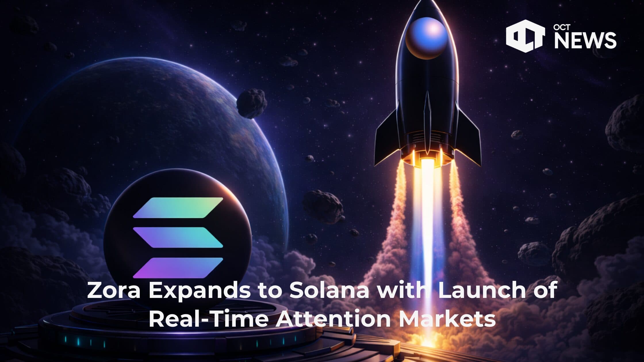 Zora Expands to Solana With Real-Time Attention Markets