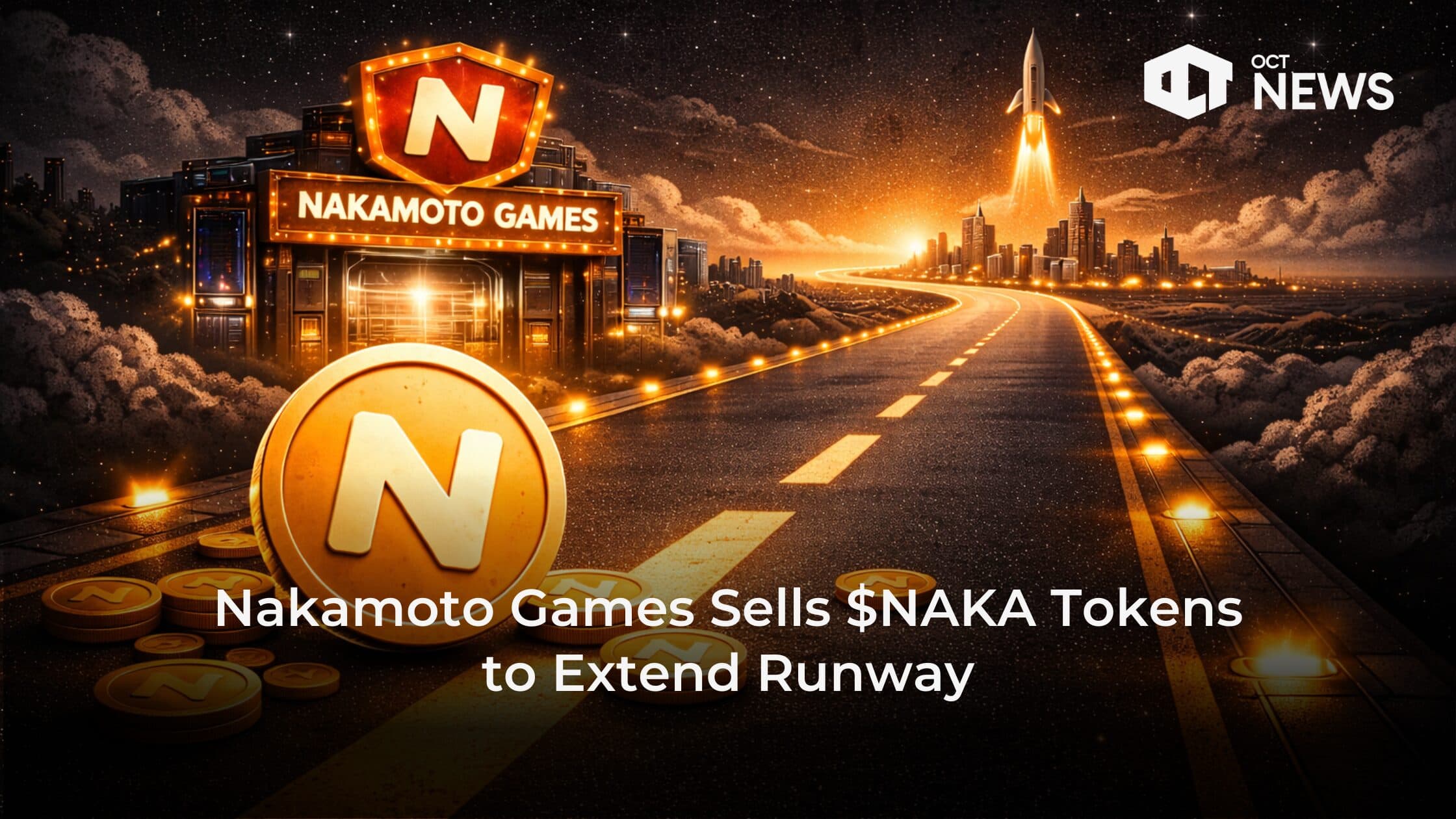 Nakamoto Games Sells $NAKA Tokens to Extend Runway
